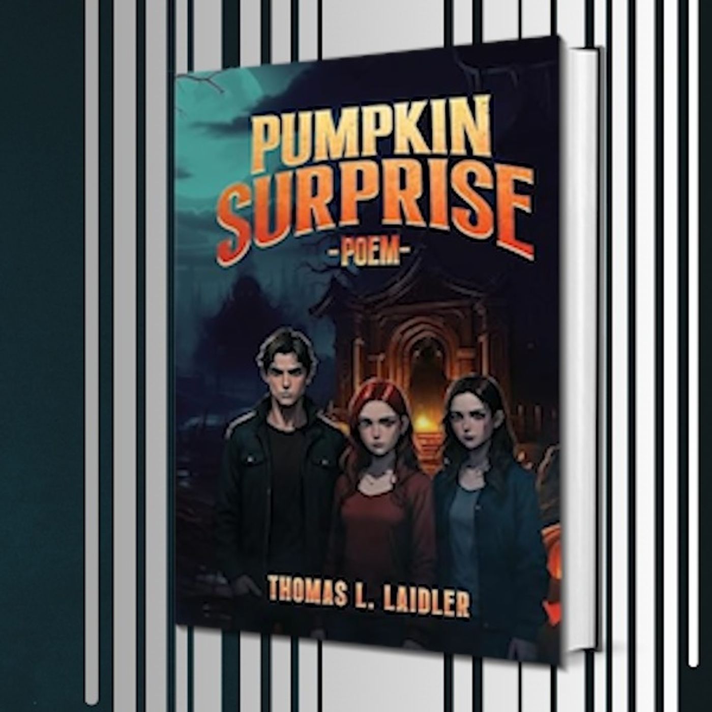 Pumpkin Surprise: A Poetic Battle Between Light and Darkness