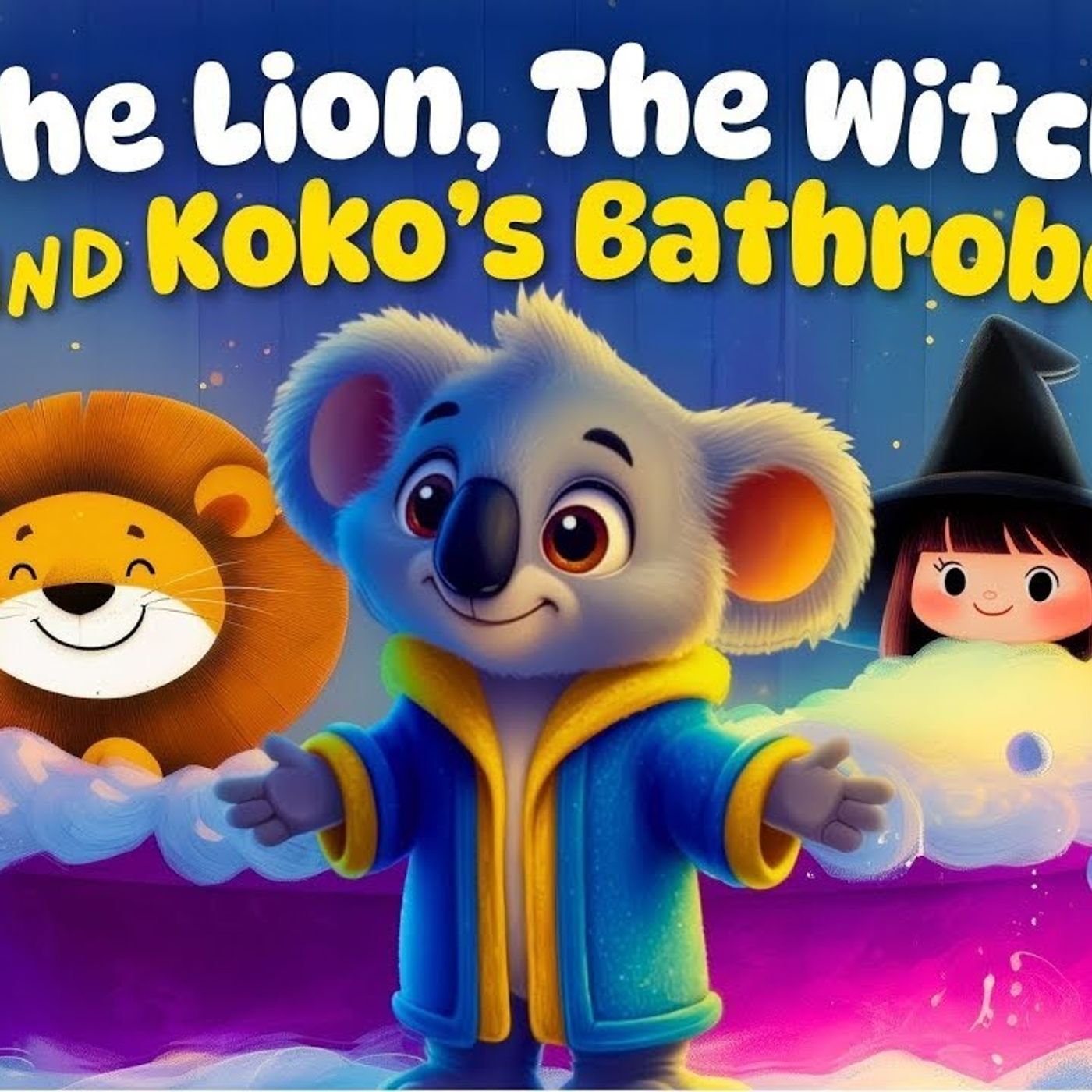 The Lion_ the Witch and Koko_s Bathrobe  Calming Bedtime Stories for Kids 2 Hours  Koala Moon episode artwork