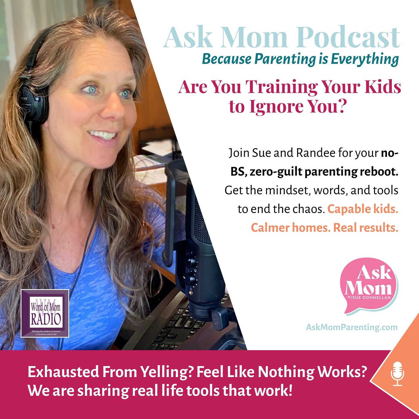 Are You Training Kids to Ignore You on Ask Mom with Sue Donnellan