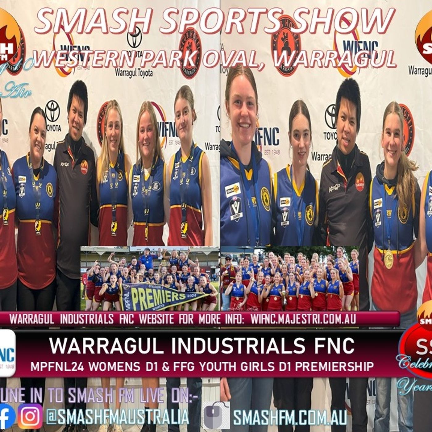 SSS10THYR: Warragul Industrials FNC MPFNL24 Womens & Gippsland Youth Girls Div1 Premiership Interviews 090924