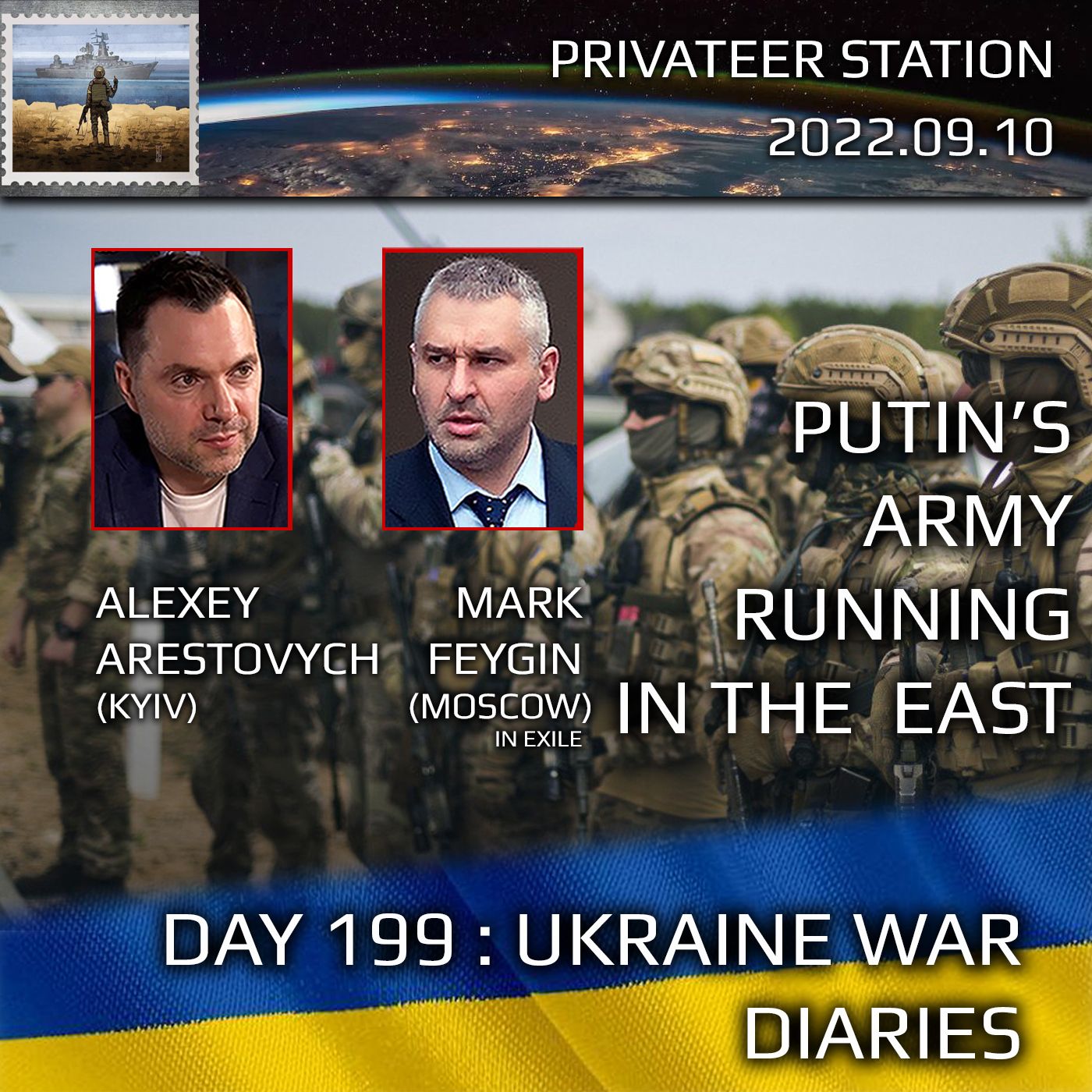 cover of episode War Day 199: Ukraine War Chronicles with Alexey Arestovych & Mark Feygin