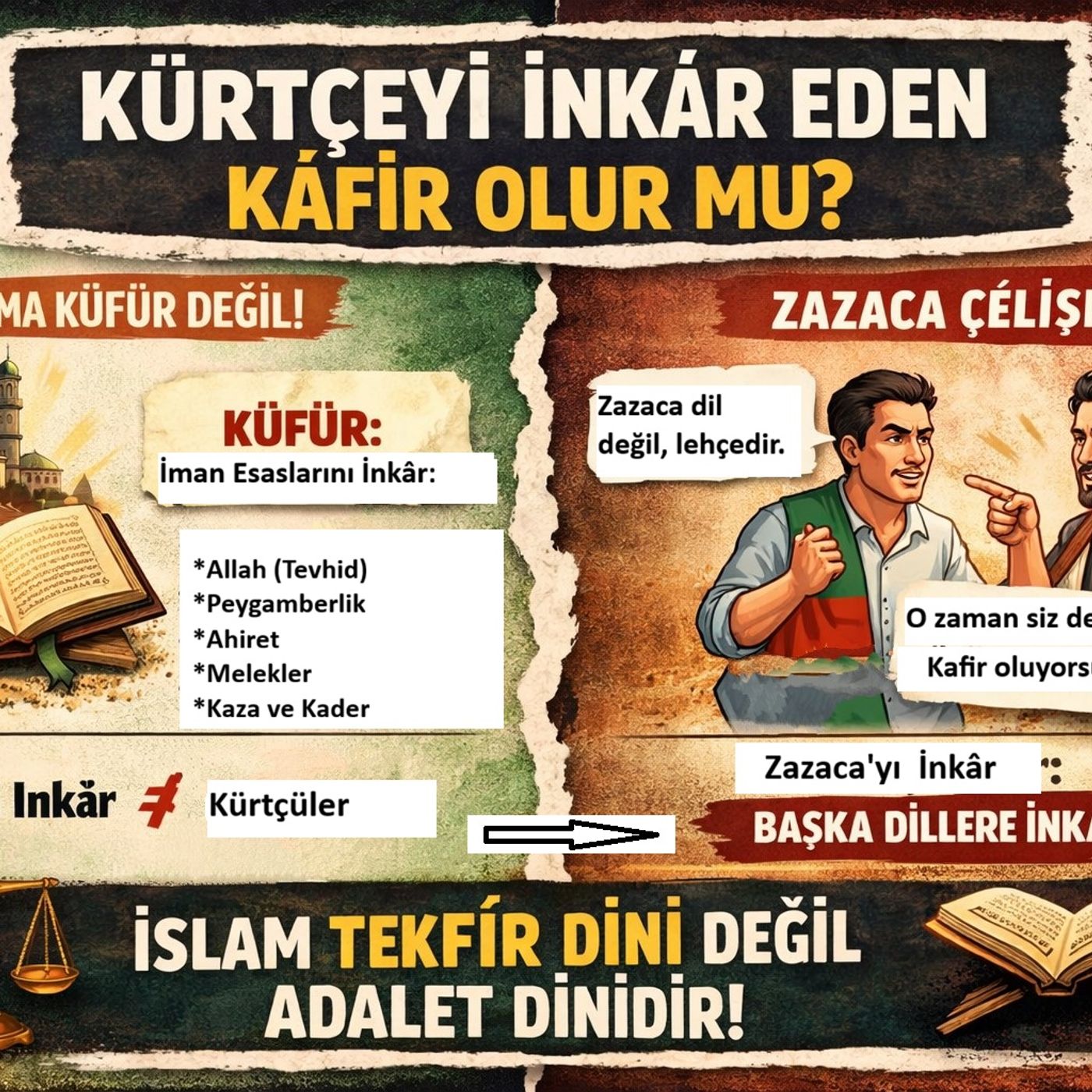 Kürtçeyi İnkar Eden Kafir Olur mu