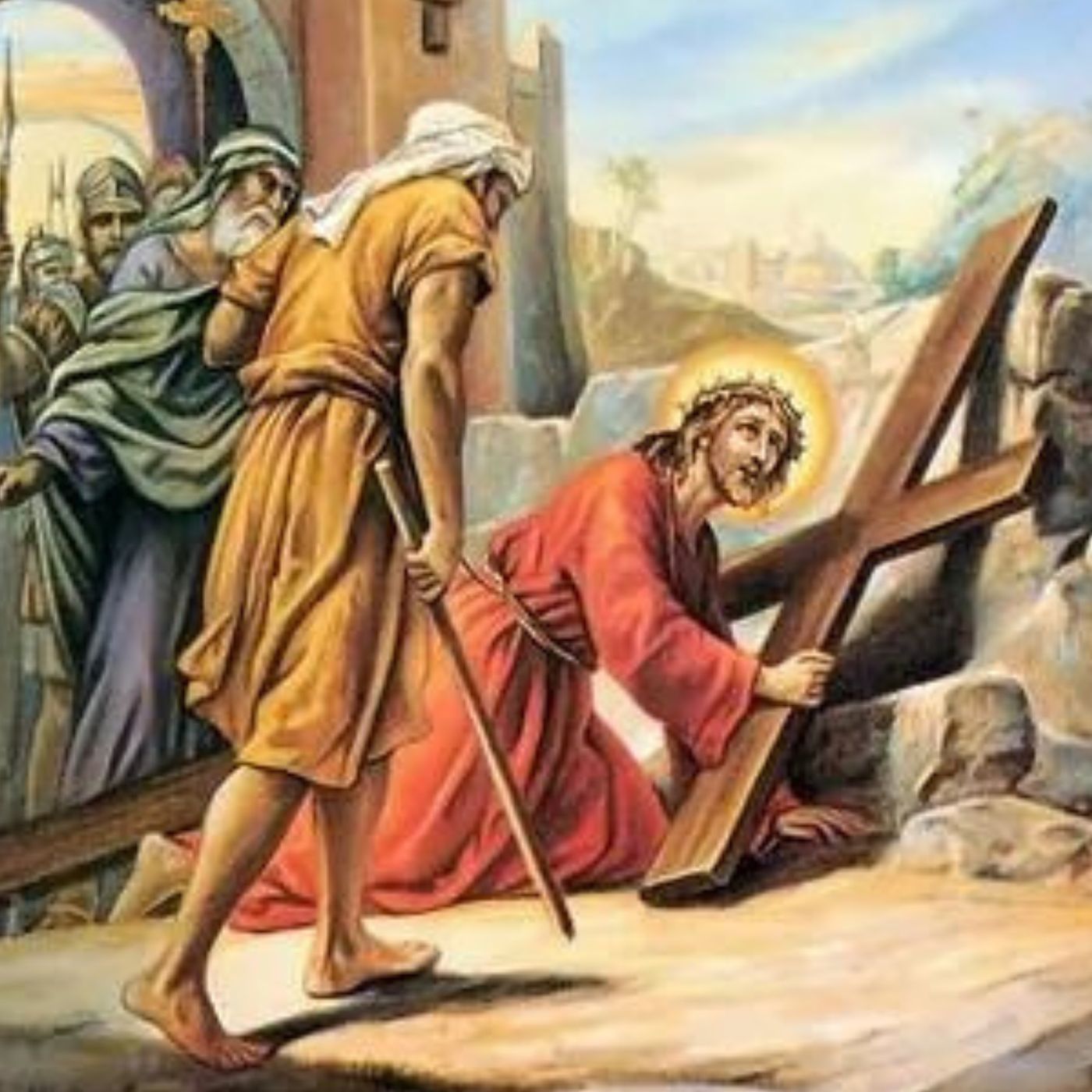 3ª Estación /  Jesús cae por primera vez