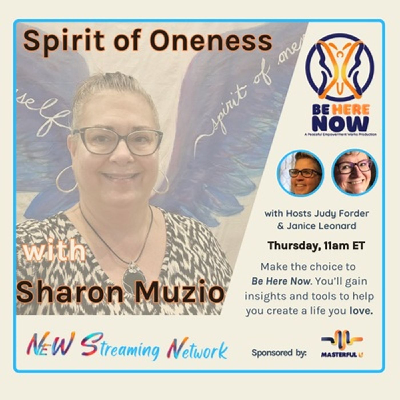 Spirit of Oneness with Guest Sharon Muzio RN BS LMT RMT