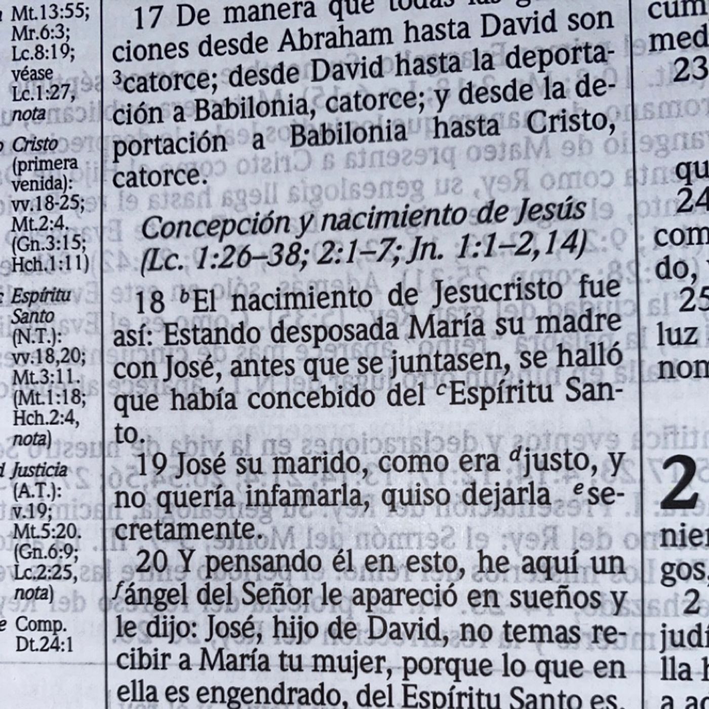 Lectura de la palabra de Dios San Mateo Capítulo 1.18-25 episode artwork
