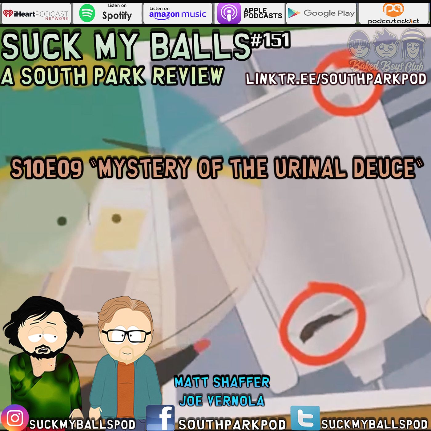 SMB #151 - S10E9 Mystery Of The Urinal Deuce - "I Think I've Got A Clue!"