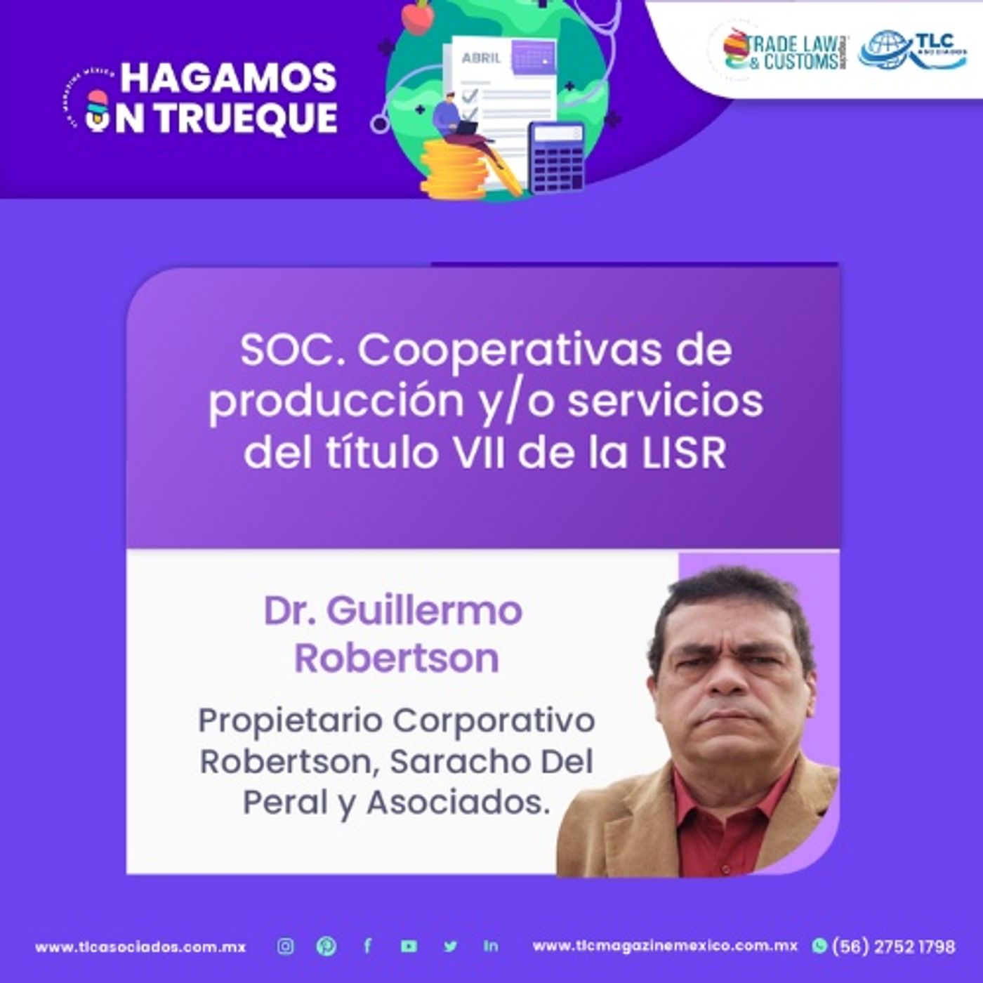 Episodio 401. SOC. Cooperativas de producción y/o servicios del título VII de la LISR episode artwork