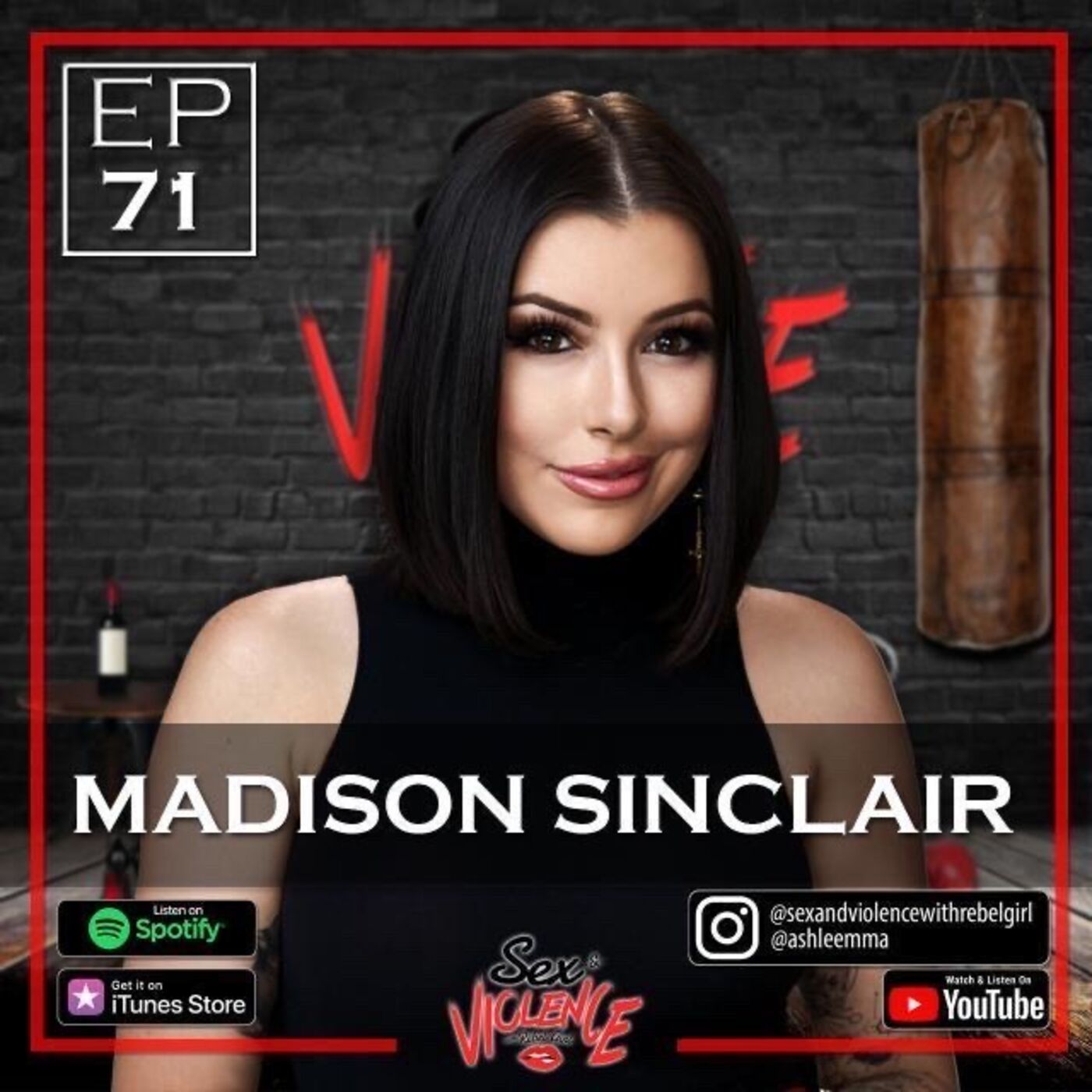 Ep.71 Madison Sinclair – Sex And Violence With Rebel Girl – Podcast