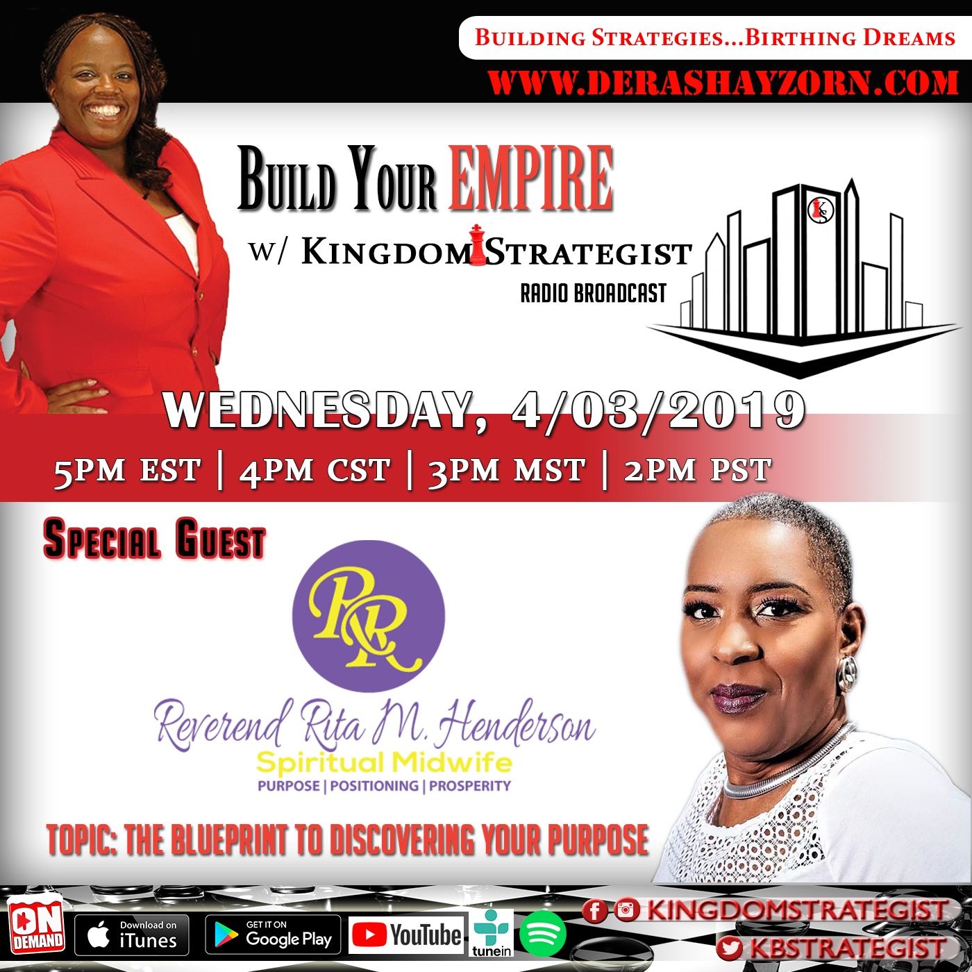 Build Your Empire welcomes Reverend Rita
