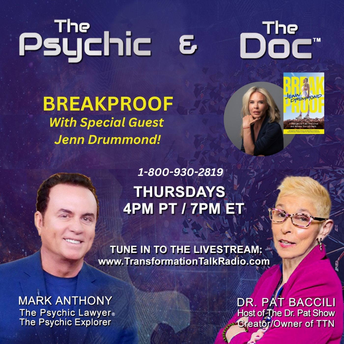 Break Proof: 7 Strategies to Build resilience and Achieve Your Life Goals with special guest Jenn Drummond episode artwork