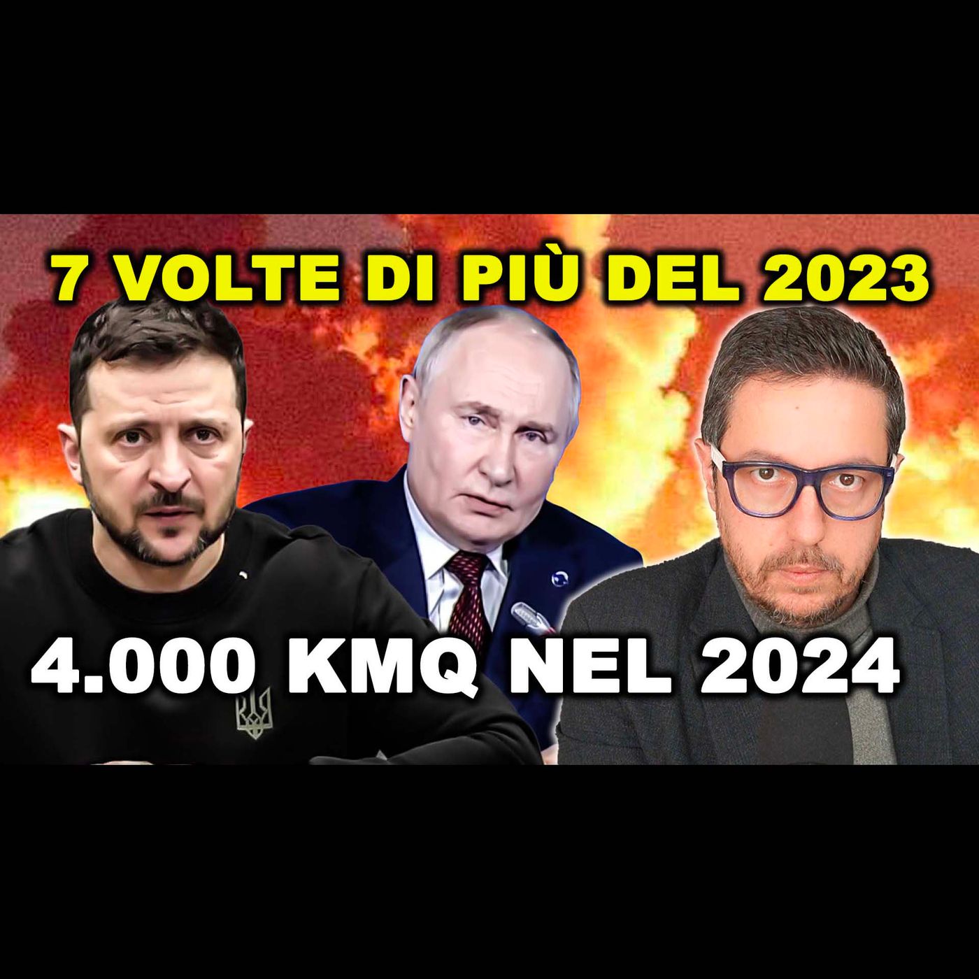 La RUSSIA nel 2024 conquista i territori UCRAINI SETTE VOLTE di più rispetto al 2023