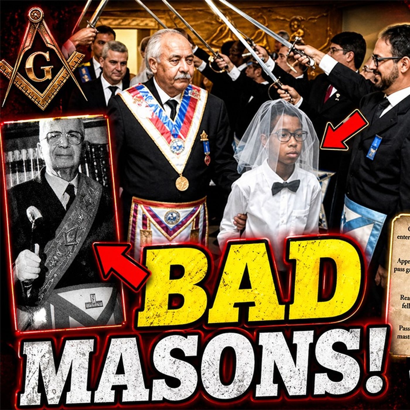 BAD MASONS! Reviewing EVERY Freemason Conspiracy Theory w/ High Level Masons (32°) episode artwork