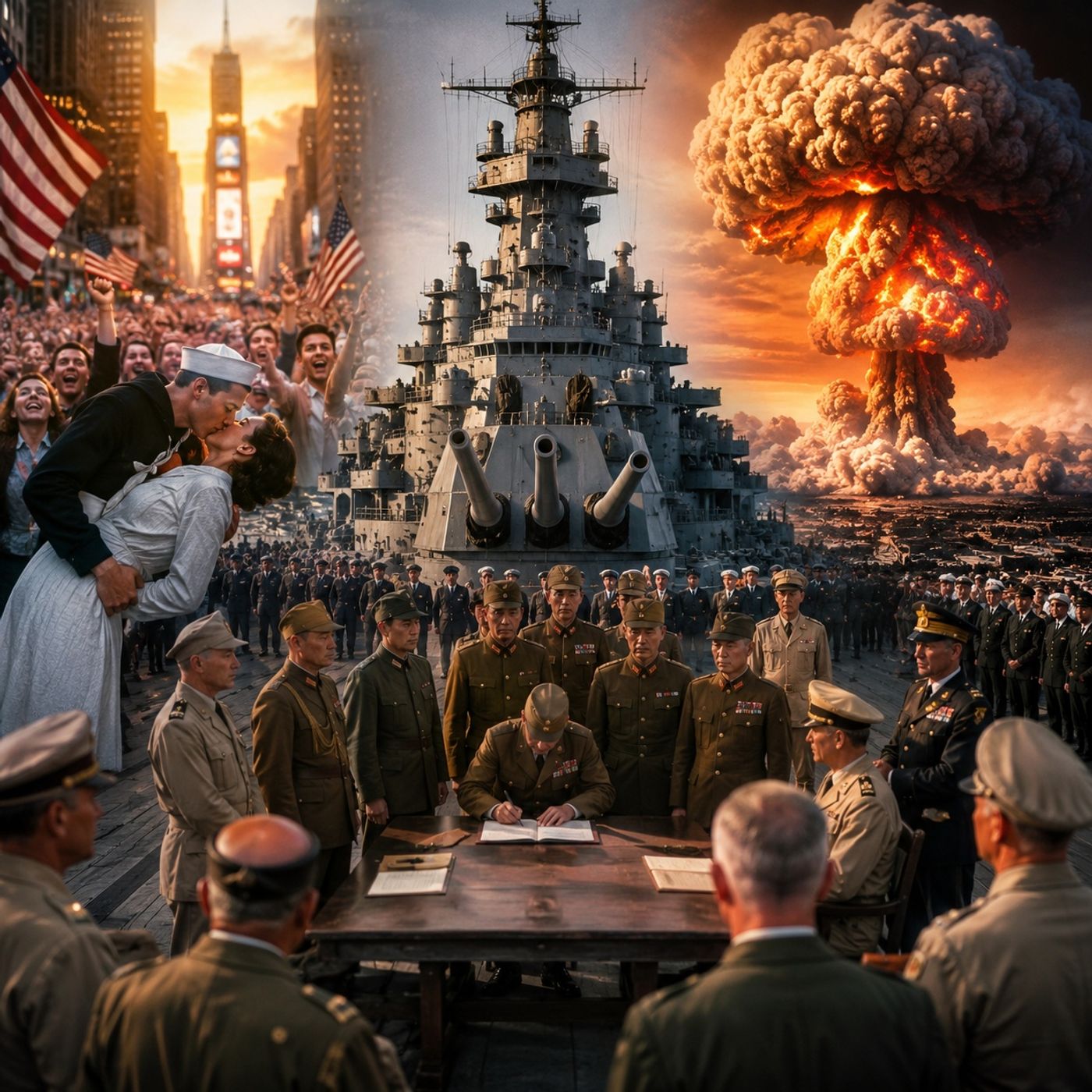 The folding table that ended the war