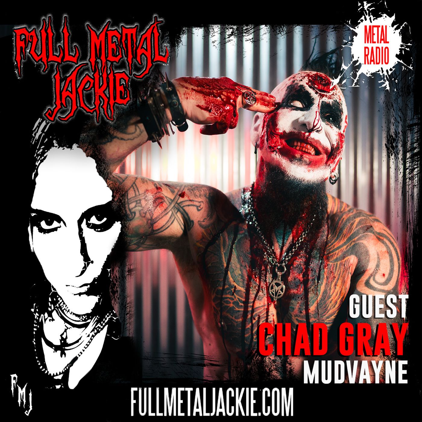 Chad Gray of Mudvayne on the FMJ RADIO SHOW! Weekend of 9/19/25 episode artwork