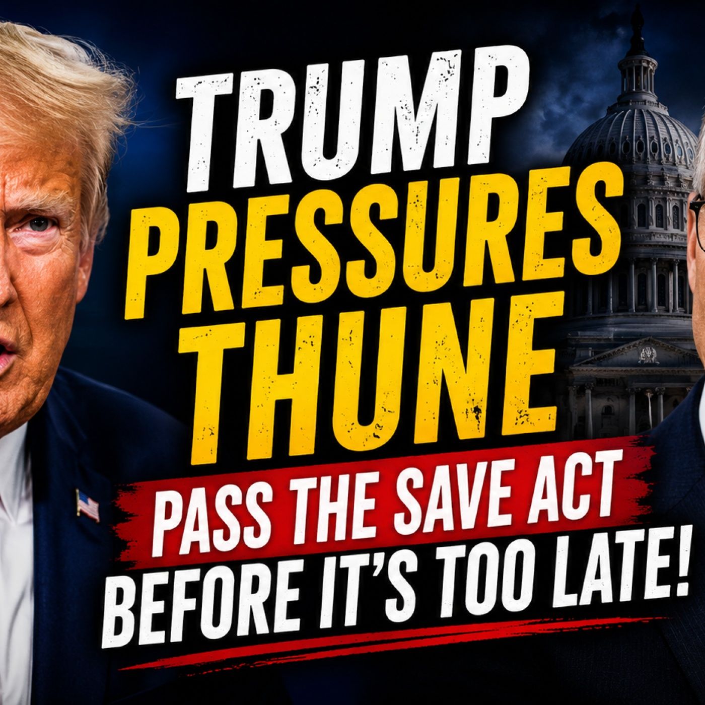 Trump Pressures John Thune to Pass the SAVE America Act Before It's Too Late episode artwork