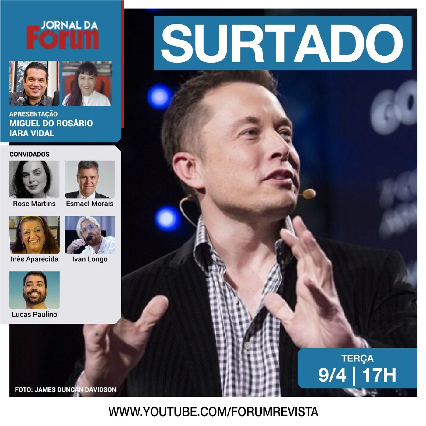 Elon Musk ataca Xandão e Lula | STF reage e agenda julgamento das big techs | 09.04.24 episode artwork