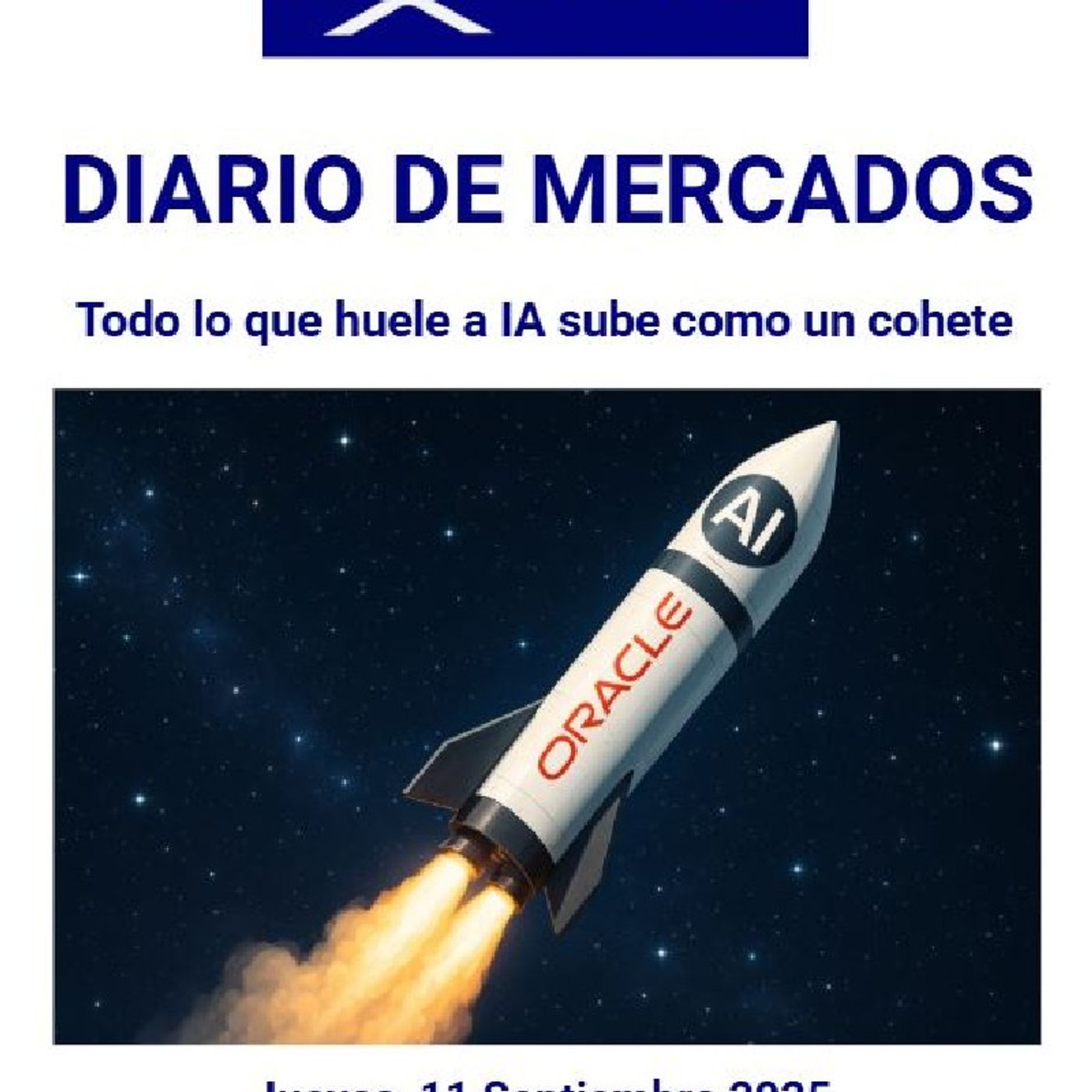 PODCAST en abierto DIARIO DE MERCADOS Jueves 11 Septiembre 2025 episode artwork