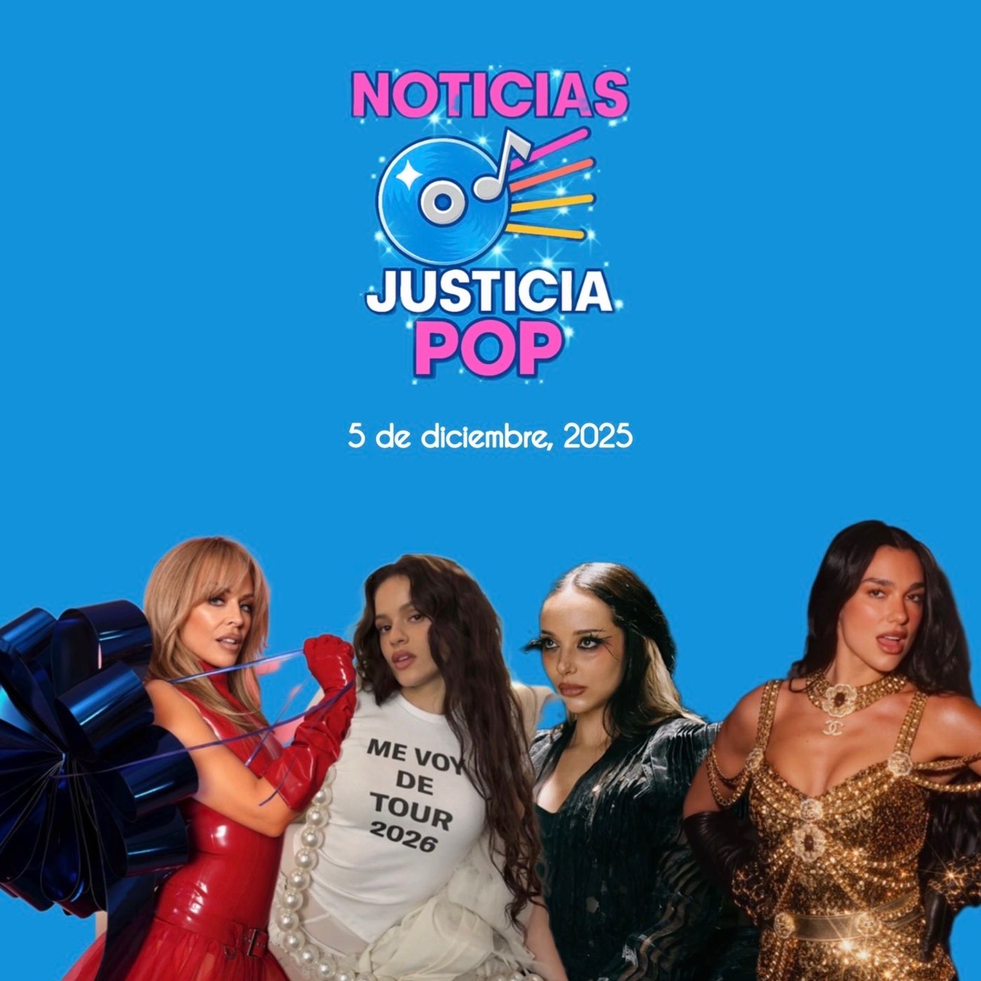 Dua Lipa cierra el "Radical Optimism Tour" en México. Noticias Justicia Pop 5 de diciembre, 2025