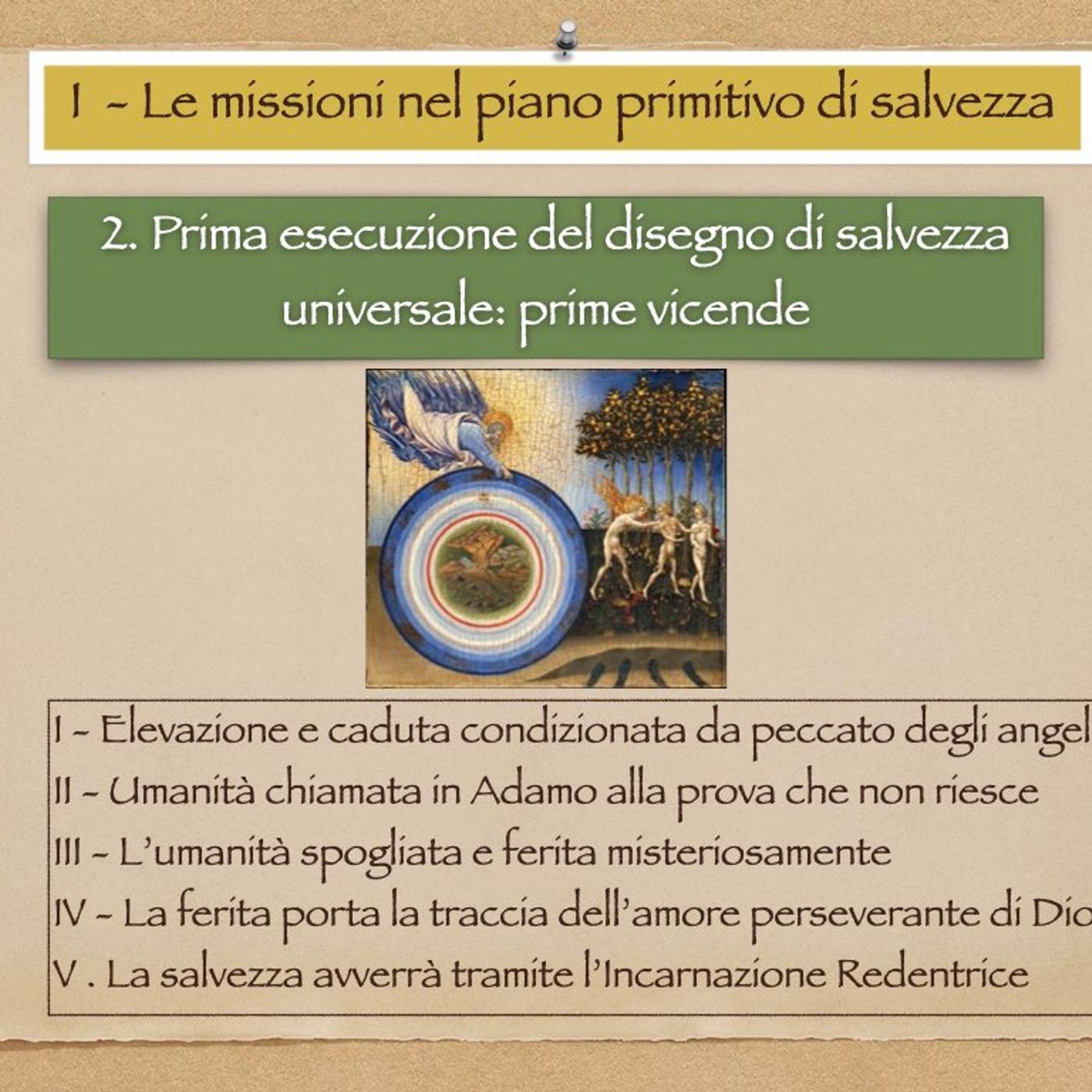 DM-08 Le prime vicende del disegno di salvezza universale