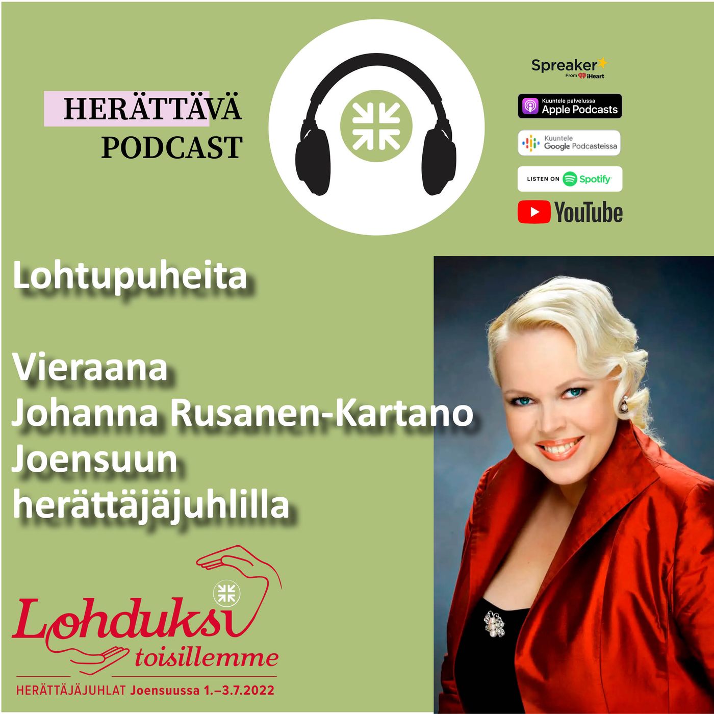 Johanna Rusanen-Kartanon haastattelu Körttiradiossa la 2.7.2022