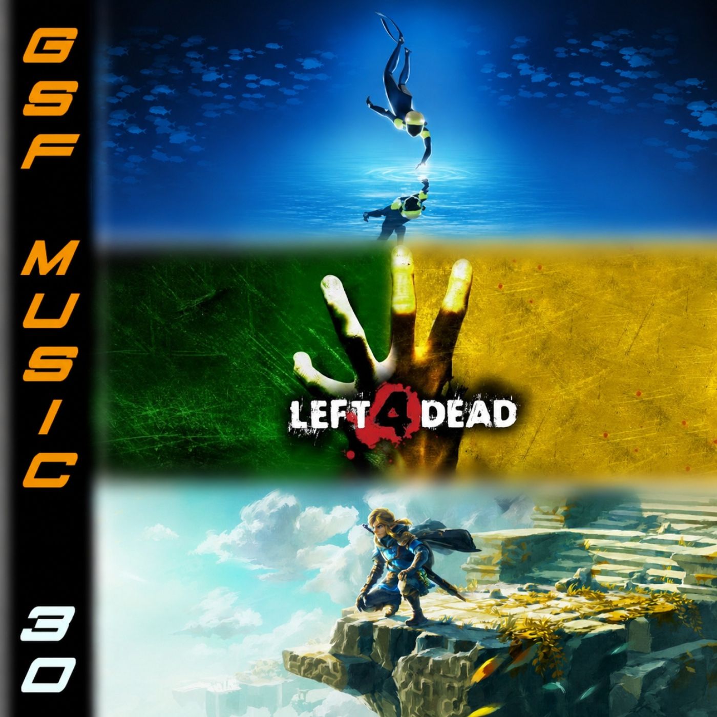 GSF MUSIC 30 - Abzu, Left 4 Dead 1 y 2 y The Legend of Zelda: Tears of the Kingdom episode artwork