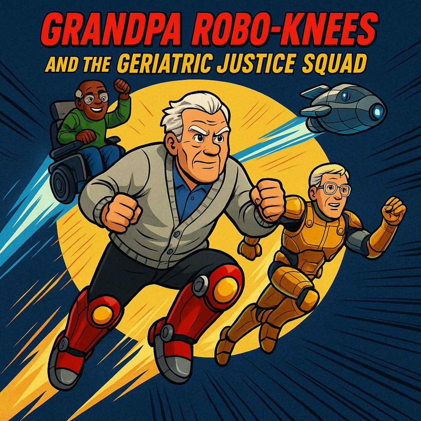 Grandpa Roboknees and the Geriatric Justice Squad - A Bedtime Story for Kids