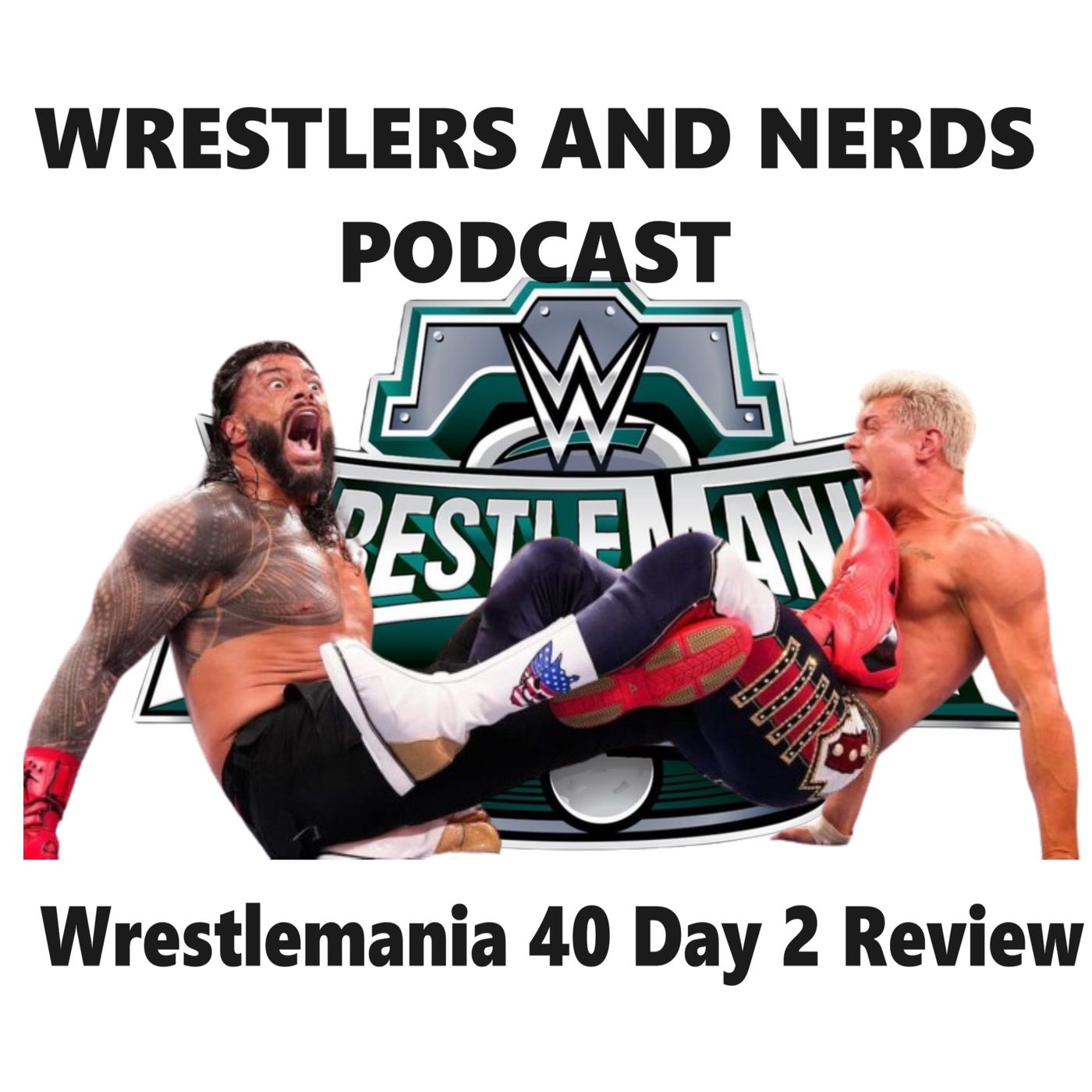 29. Wrestlemania 40 day 2 review (in danish) episode artwork