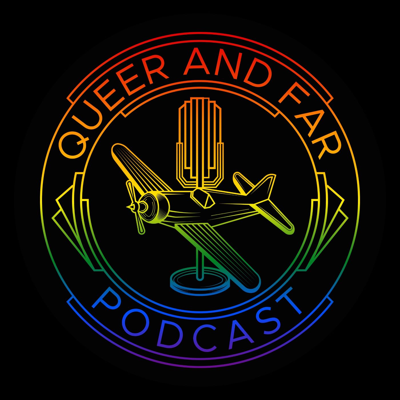 Queer and Far podcast artwork