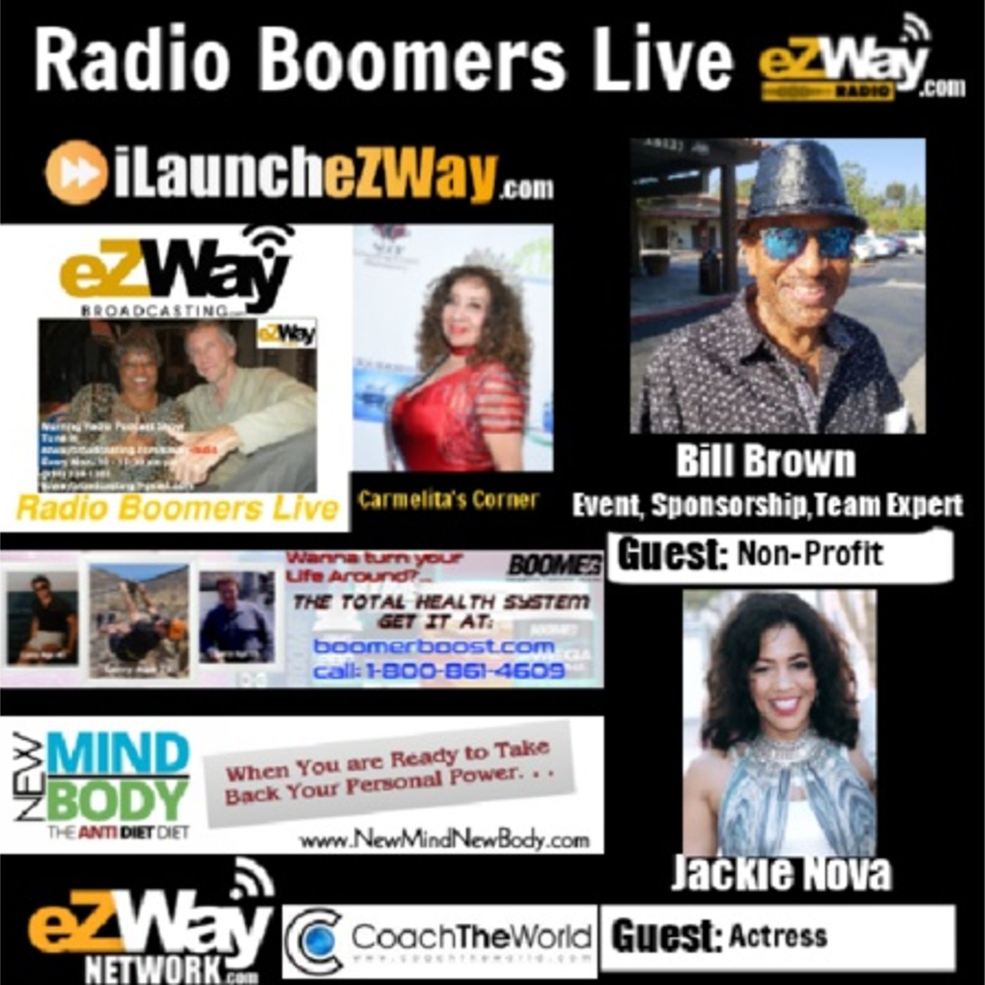 Radio Boomers Live 2019 Ep 2 S8 Feat. Bill Brown & Jackie Nova episode artwork