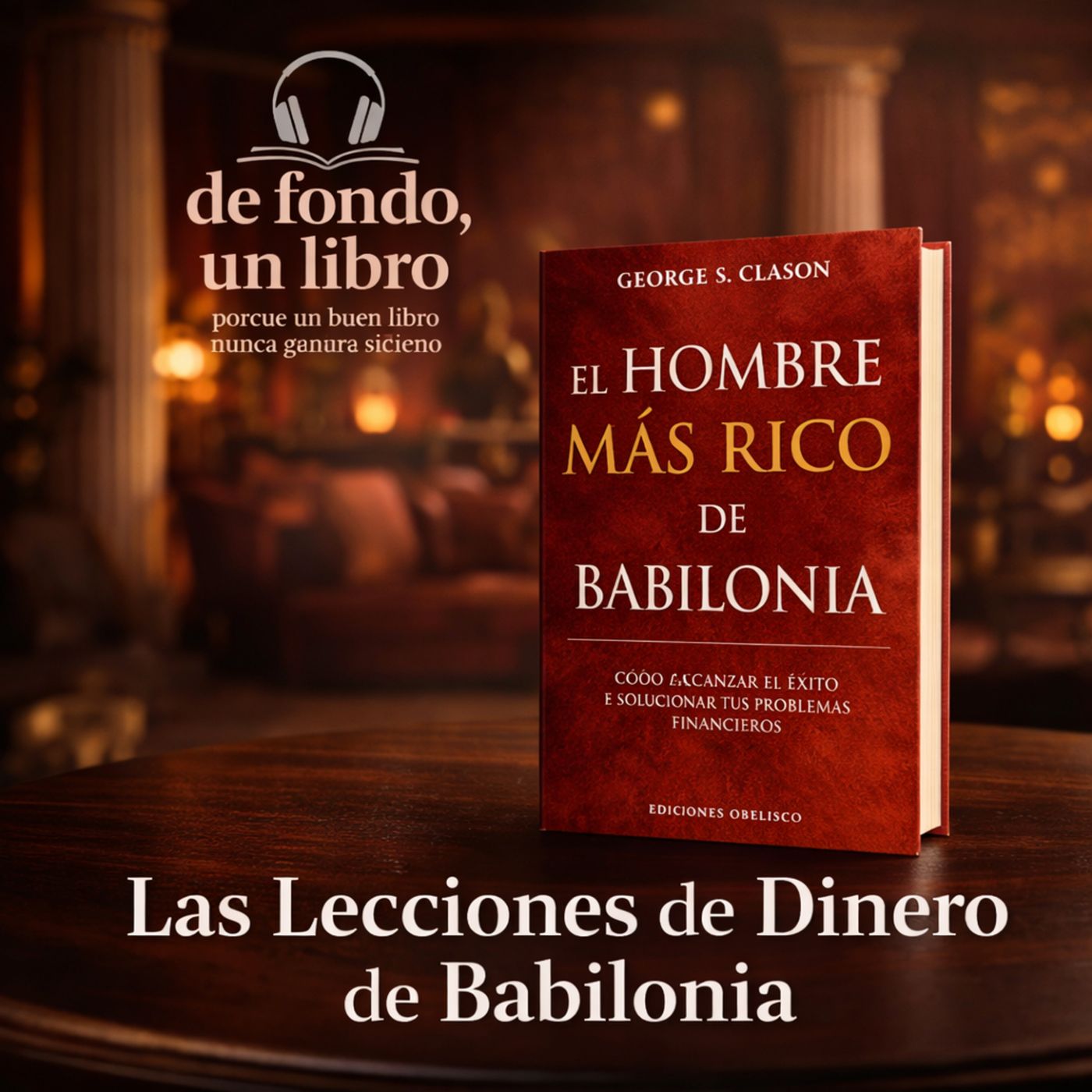 De fondo un libro