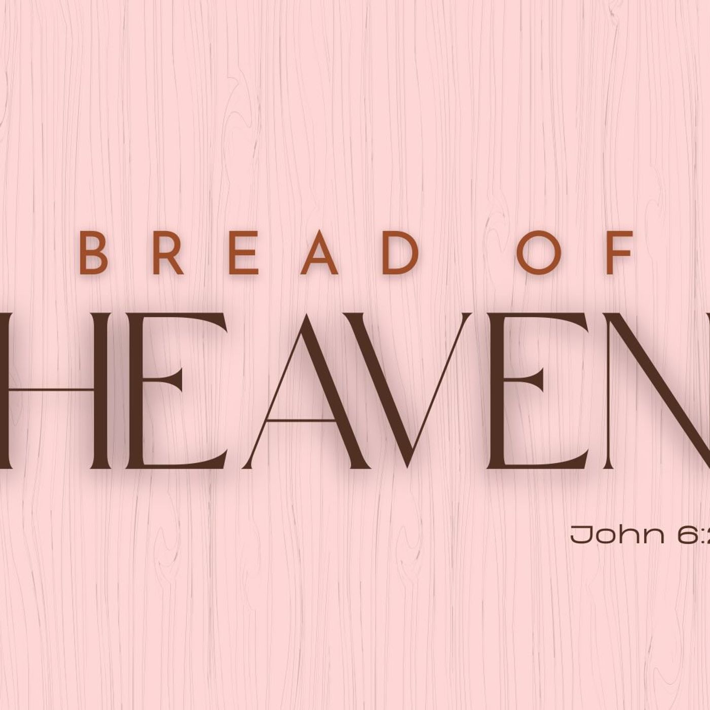 Bread of Heaven: How to Seek Jesus (John 6:26-40)