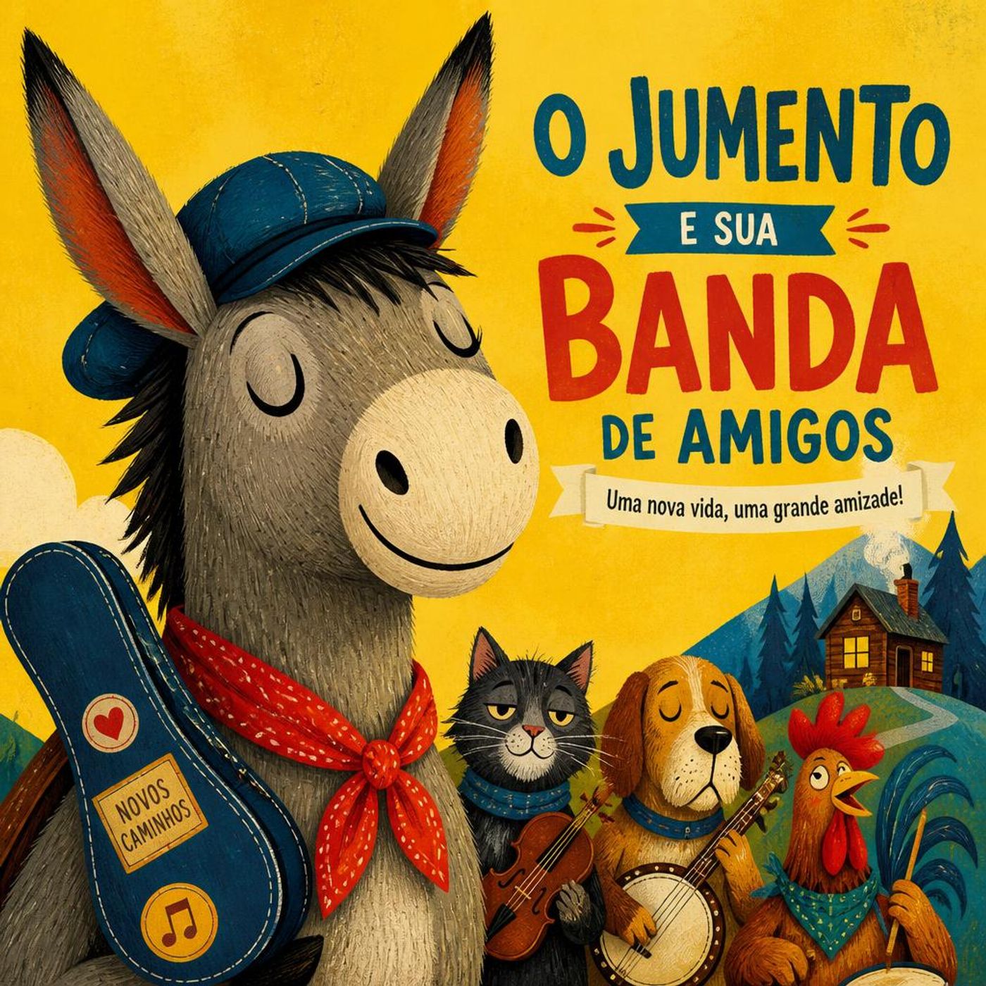 Os Quatro Músicos e a Aventura da Cabana Misteriosa ｜Conto popular