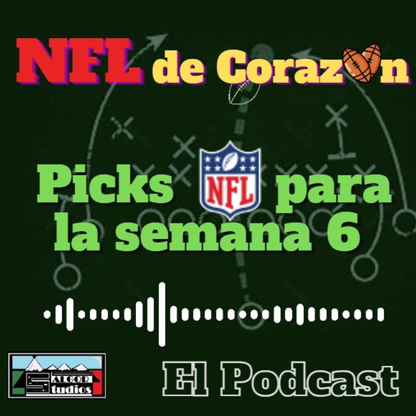 Portada de NFLocos de Corazon Podcast