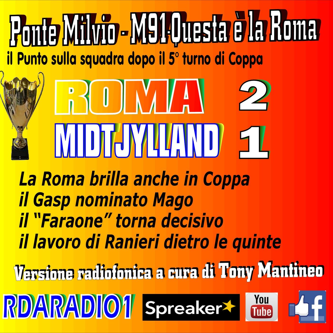 il punto dopo Roma Midtjylland di Tony Mantineo episode artwork