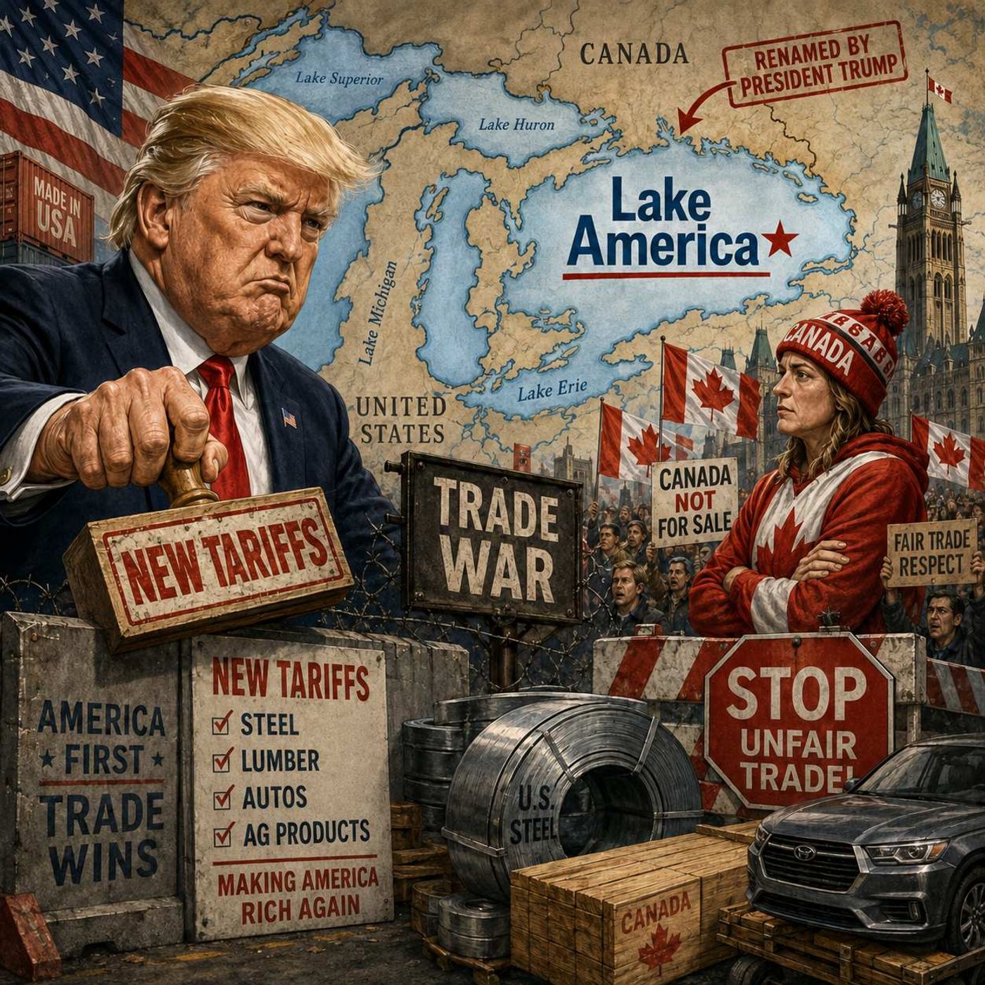 Trump’s Canada Trade War, GOP Loyalty Tests & Economic War on Iran