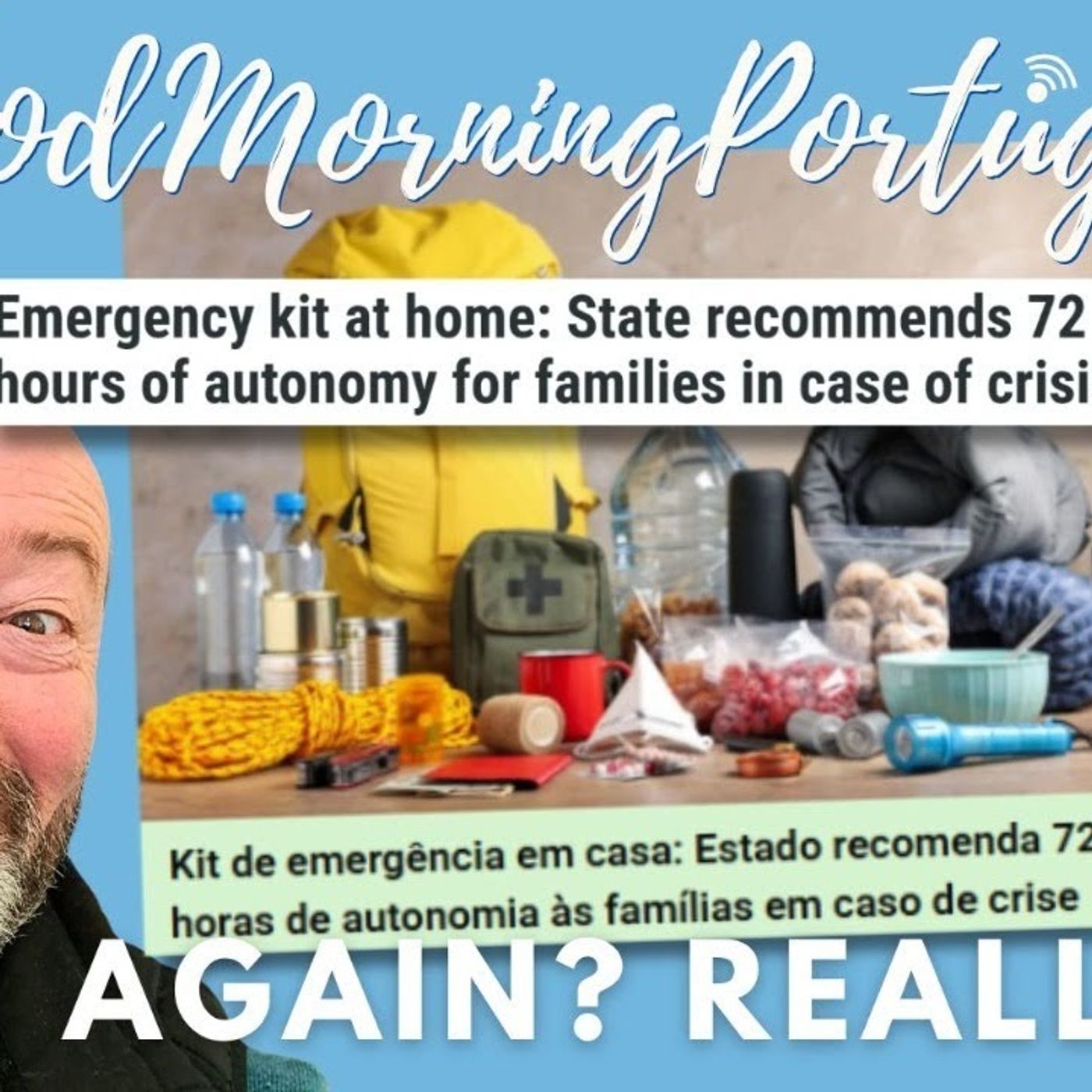 What now! Portuguese gov' issues new heads-up & were getting used to it!