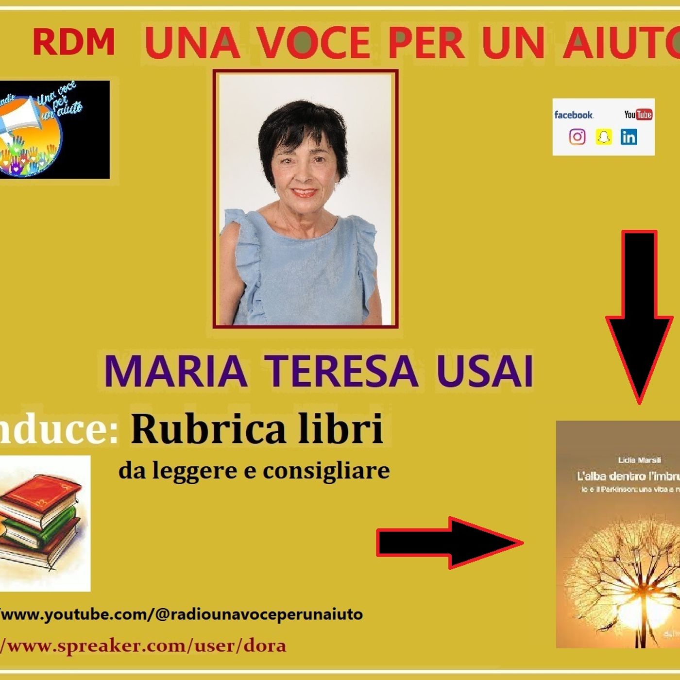 RUBRICA LIBRI: L'alba dentro l'imbrunire. Io e il Parkinson di LIDIA MARSILI episode artwork