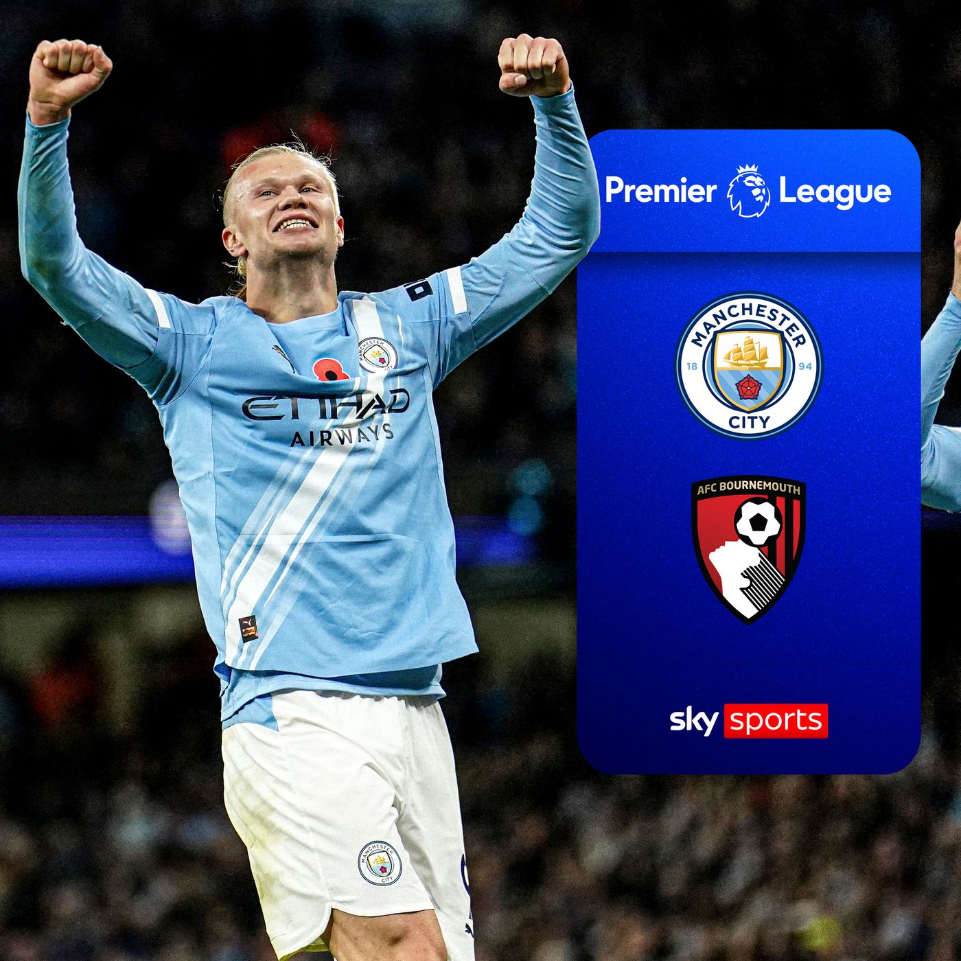 Haaland fires Manchester City up to second after win against Bournemouth
