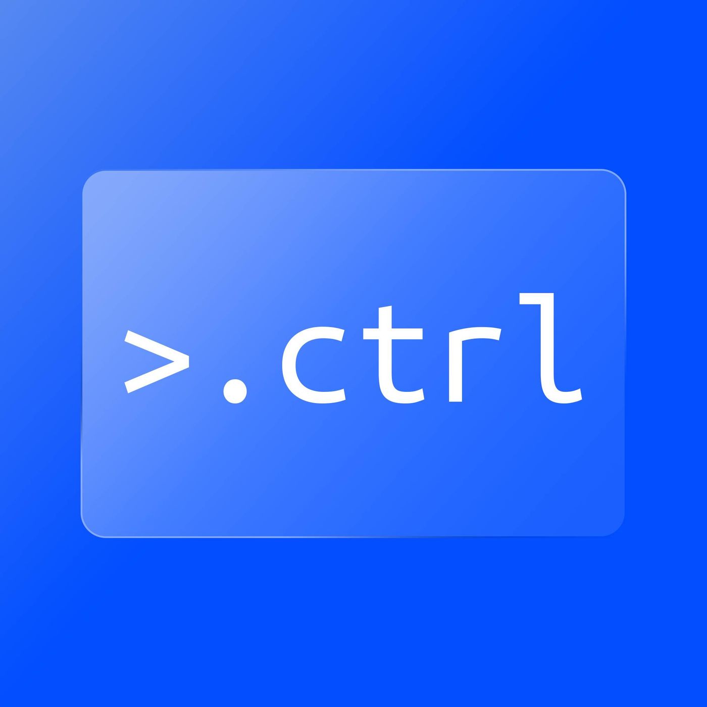 >.CTRL podcast artwork