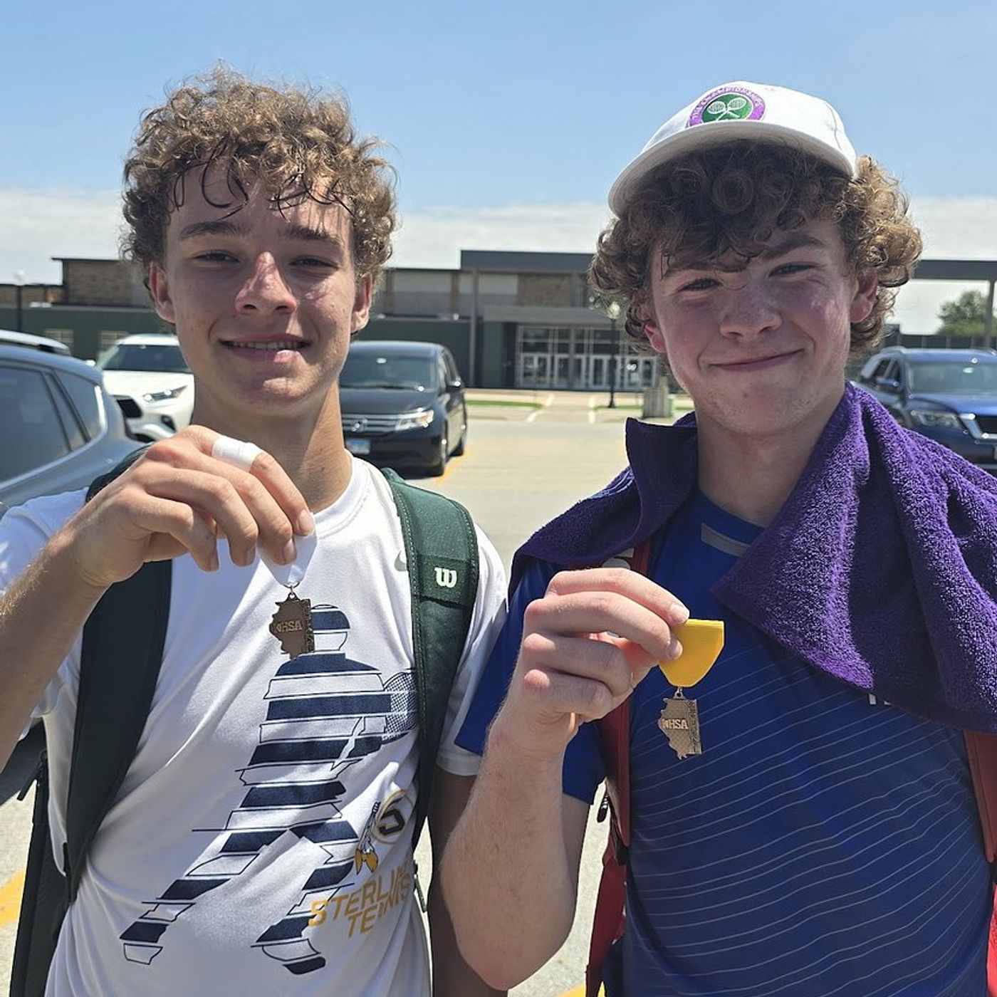 Newman’s Joel Rhodes, Sterling’s Aron Rivera go 1-2 at IHSA state tennis meet episode artwork