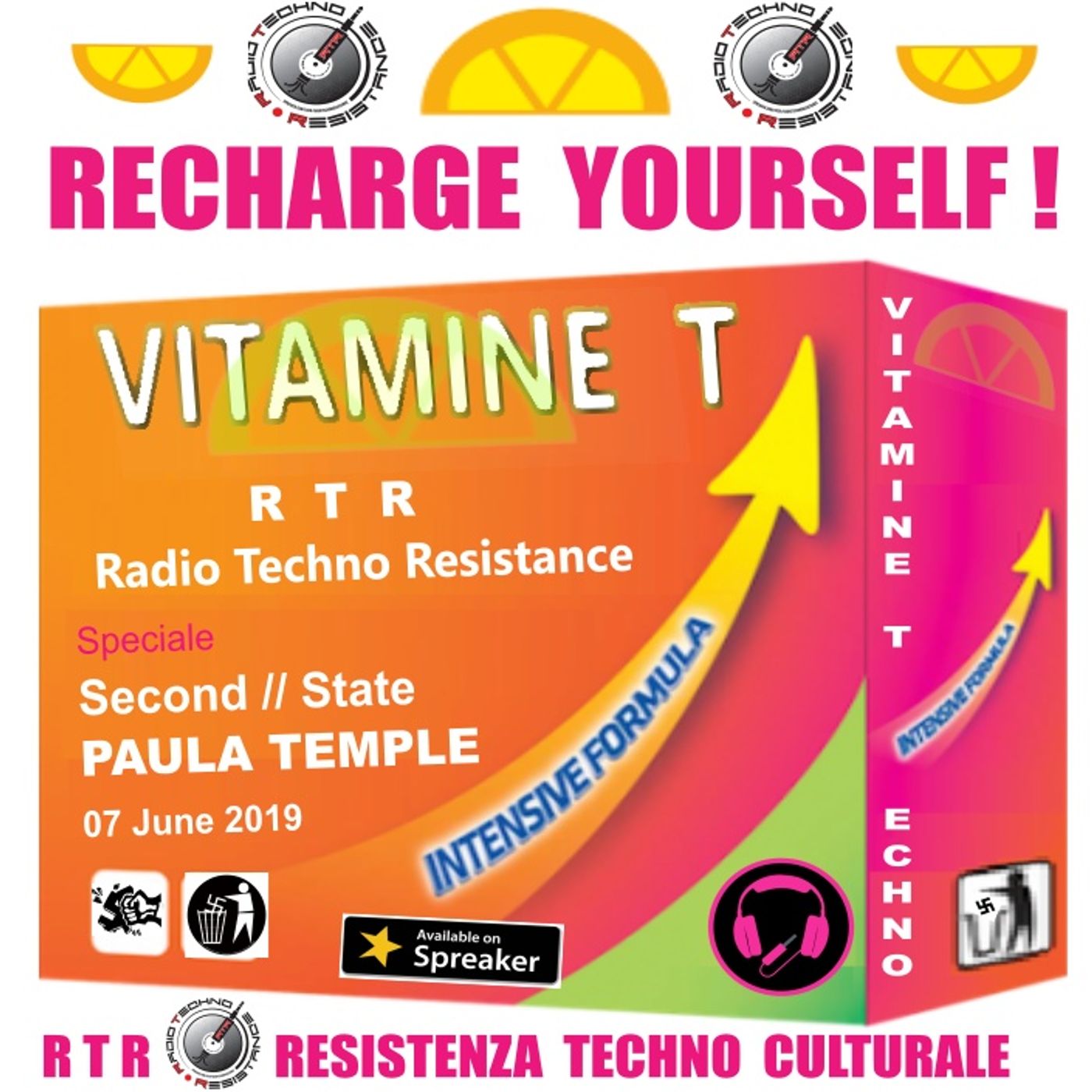 RTR / RADIO-TECHNO-RESISTANCE      100% Techno Electronic Music