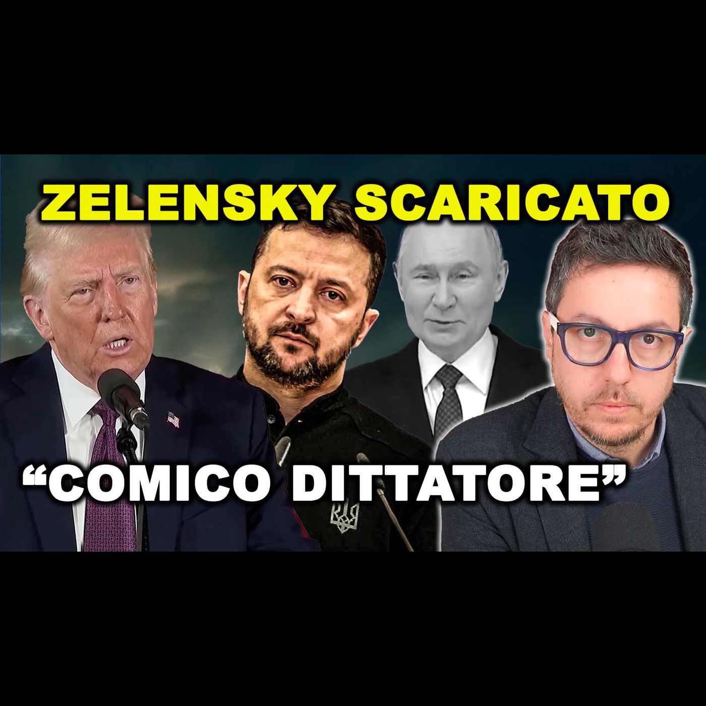 L’INIZIO DELLA FINE DI ZELENSKY SCARICATO da TRUMP: “Dittatore e comico modesto”