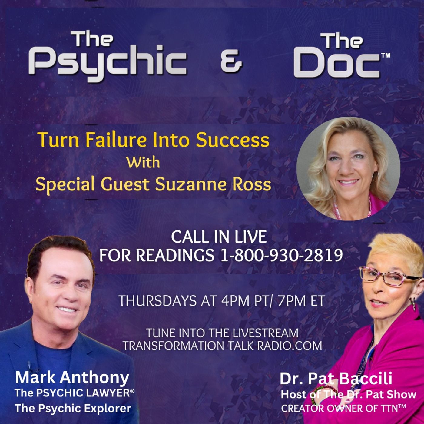 Turn failure into success with special guest Suzanne Ross