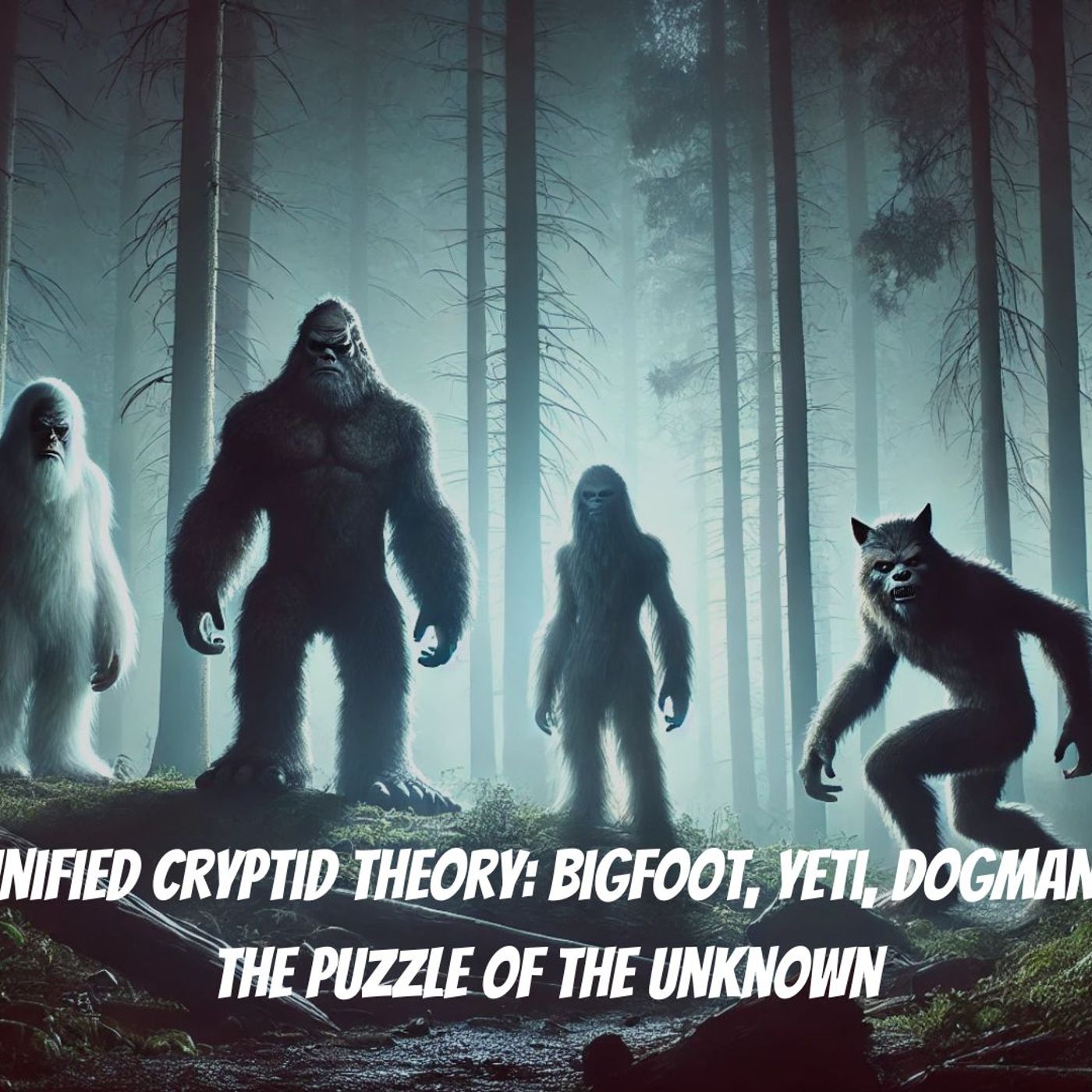 The Unified Cryptid Theory: Bigfoot, Yeti, Dogman, and the Puzzle of the Unknown