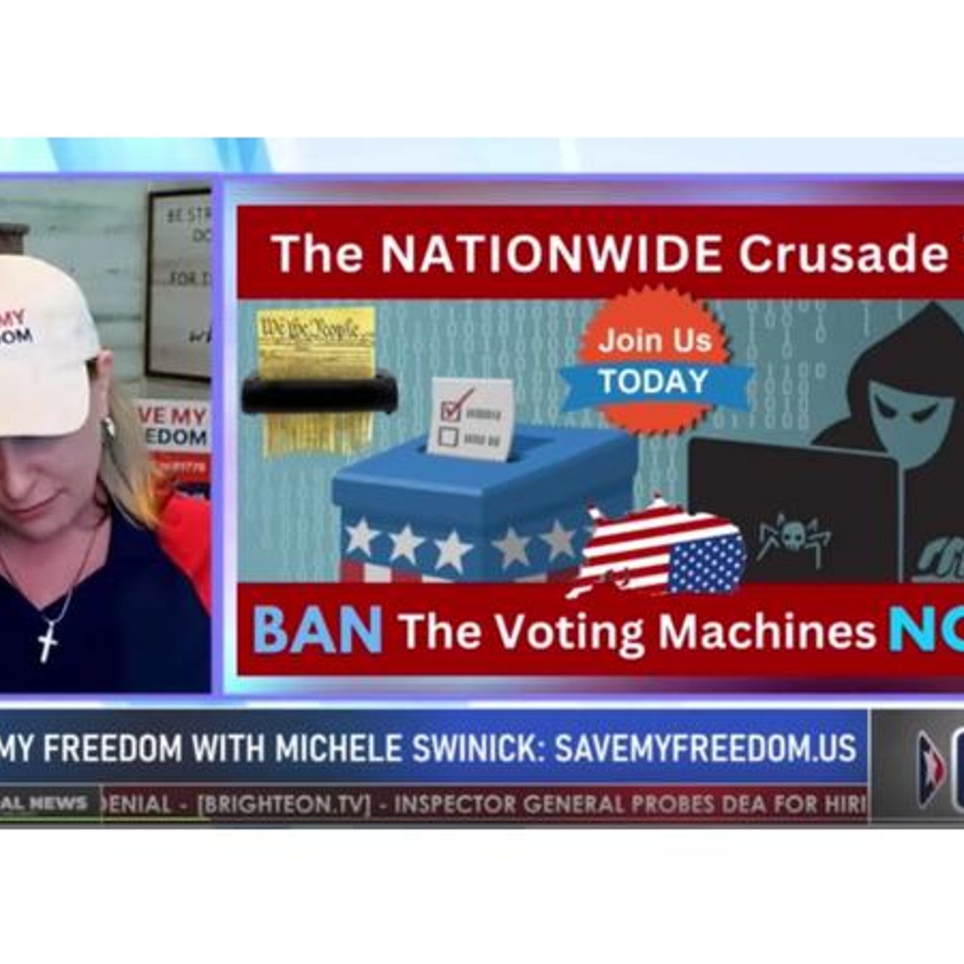 172: Banning The Voting Machines Will Take Back America - JOIN THE CRUSADE TODAY episode artwork