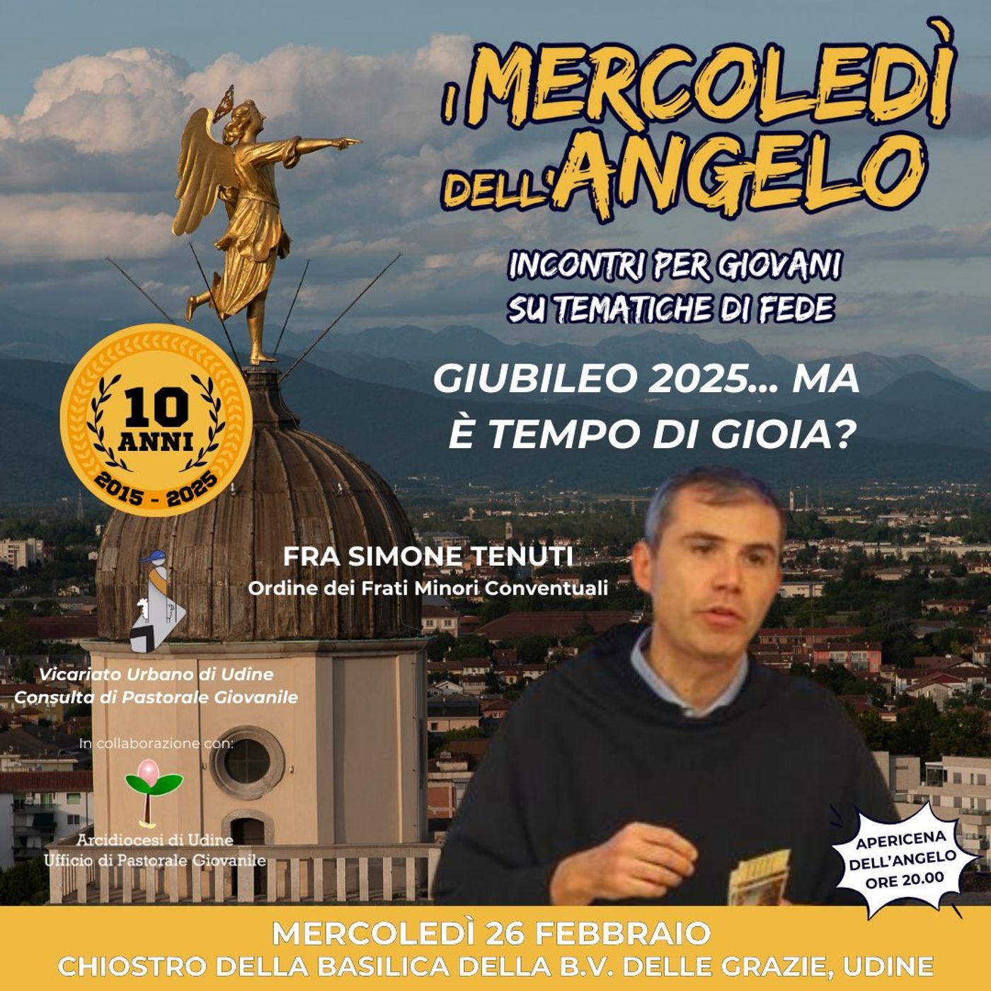 25/02/2025 - Secondo appuntamento dei Mercoledì dell'Angelo: intervista a Fra' Simone Tenuti, animatore ad Assisi episode artwork