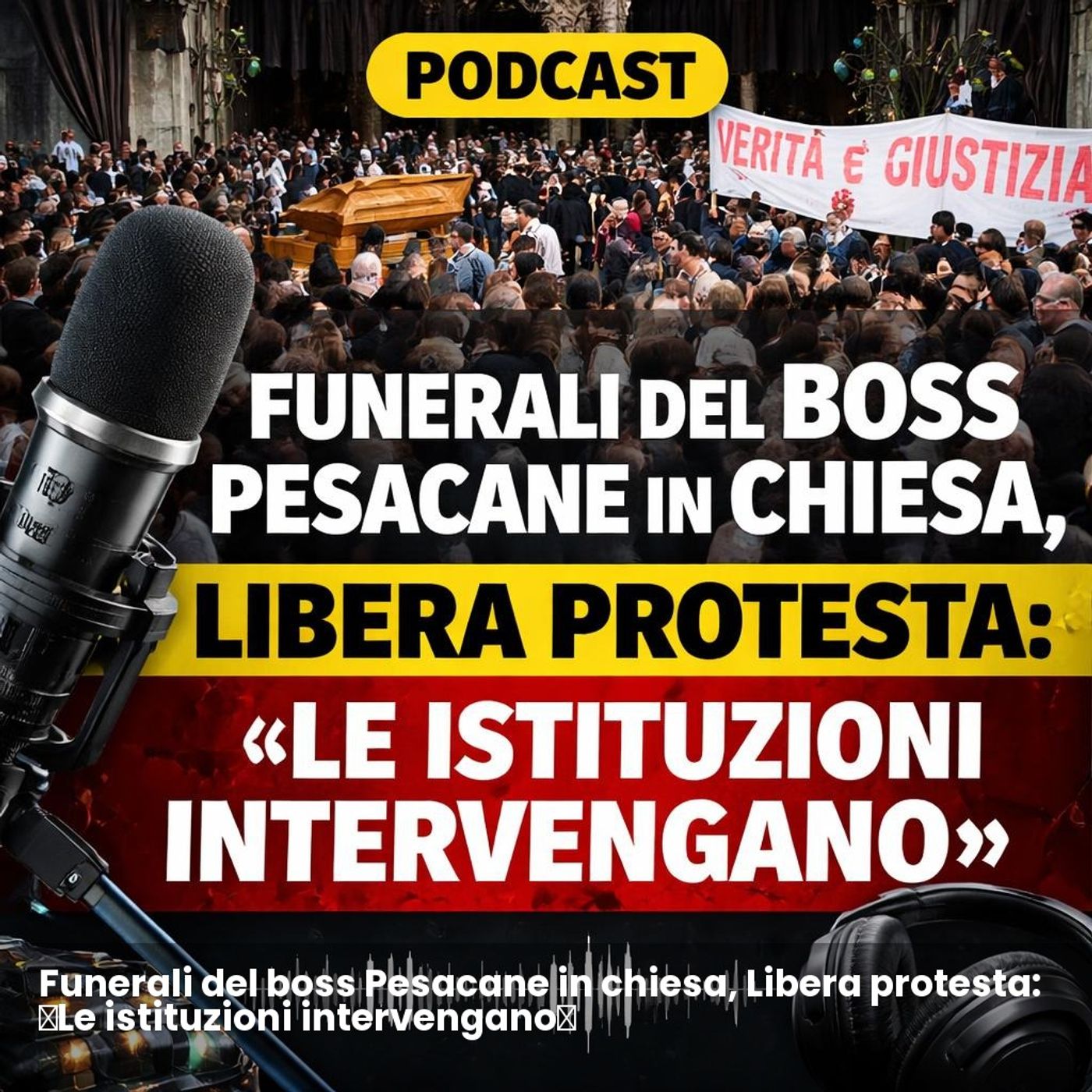 Funerali del boss Pesacane in chiesa, Libera protesta: «Le istituzioni intervengano» episode artwork