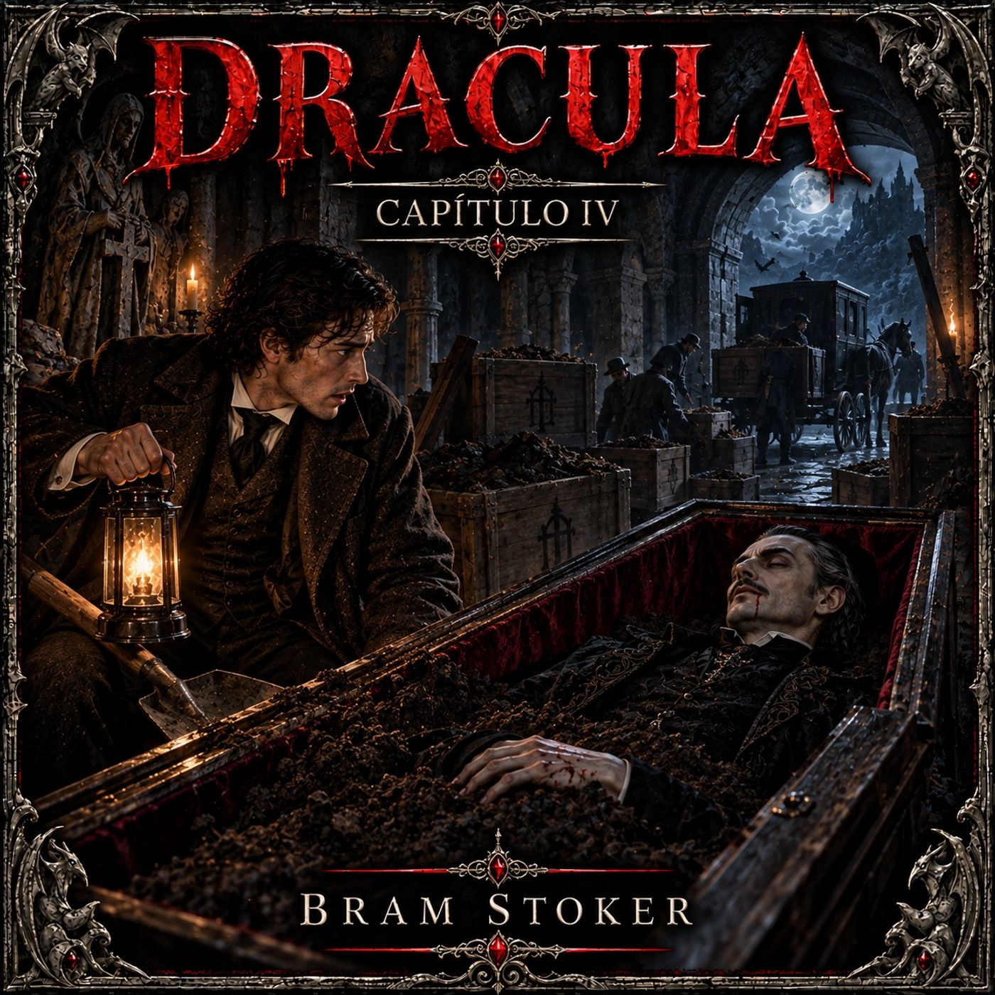 Drácula de Bram Stoker 🧛 Capítulo 4 | Audiolibro en español | Terror gótico | Grandes Clásicos
