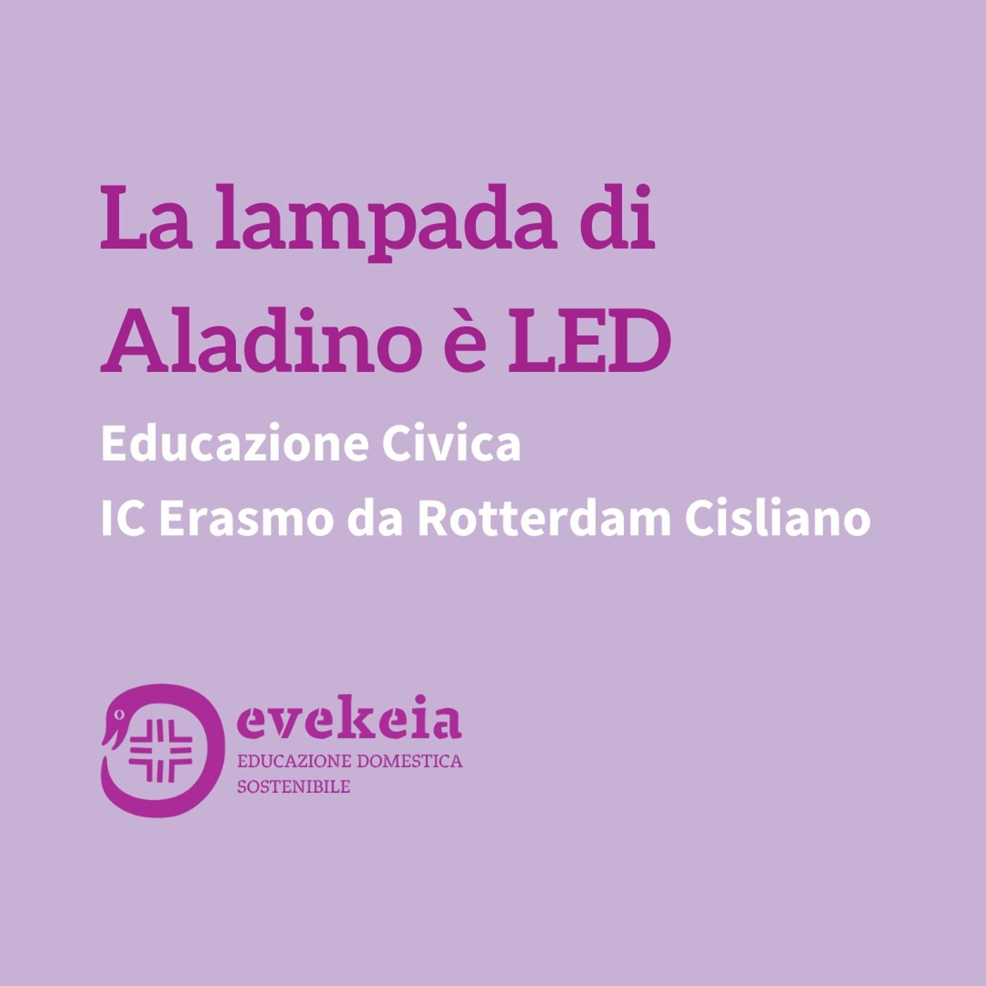 Una scommessa educativa