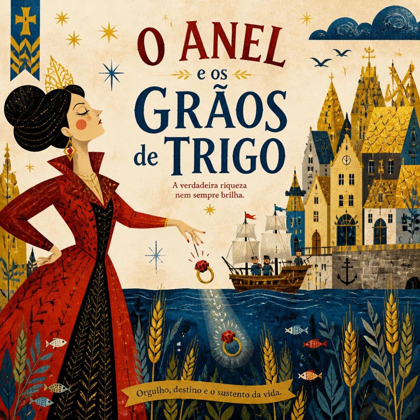 【Conto Popular】A Orgulhosa Frederica e o Navio de Grãos Dourados
